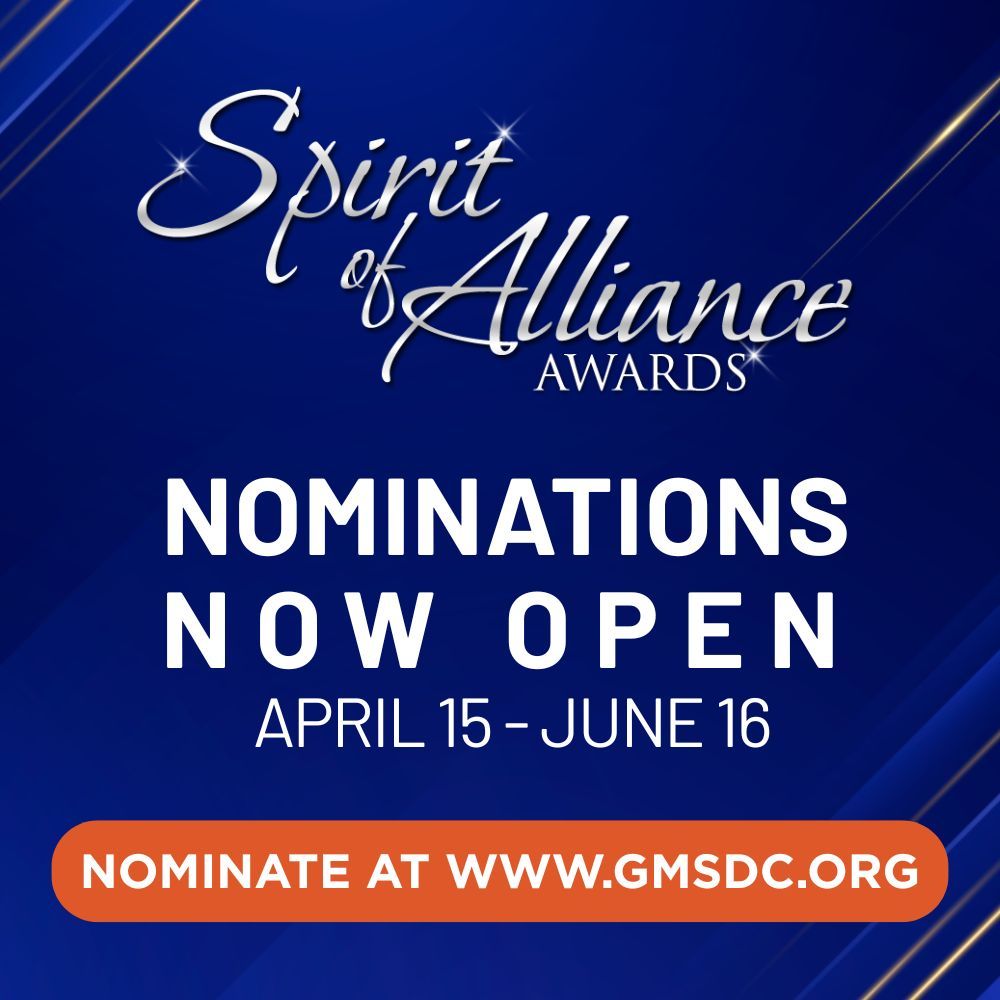 Nominations are now open for the 2025 Spirit of Alliance Awards—#GMSDC’s premier celebration of achievement, tribute and recognition in supplier diversity and minority business development. To learn more and/or submit nominations, visit gmsdc.org/2025-soa.  

#2025SOA