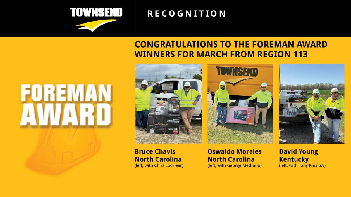TownsendTreeSvc's tweet image. #Safety isn’t just a priority; it&apos;s a part of our #culture, thanks to individuals like these who go above and beyond to ensure it.
#SafetyFirst #SafetyChampions #WorkplaceSafety #TeamAppreciation #EmployeeRecognition