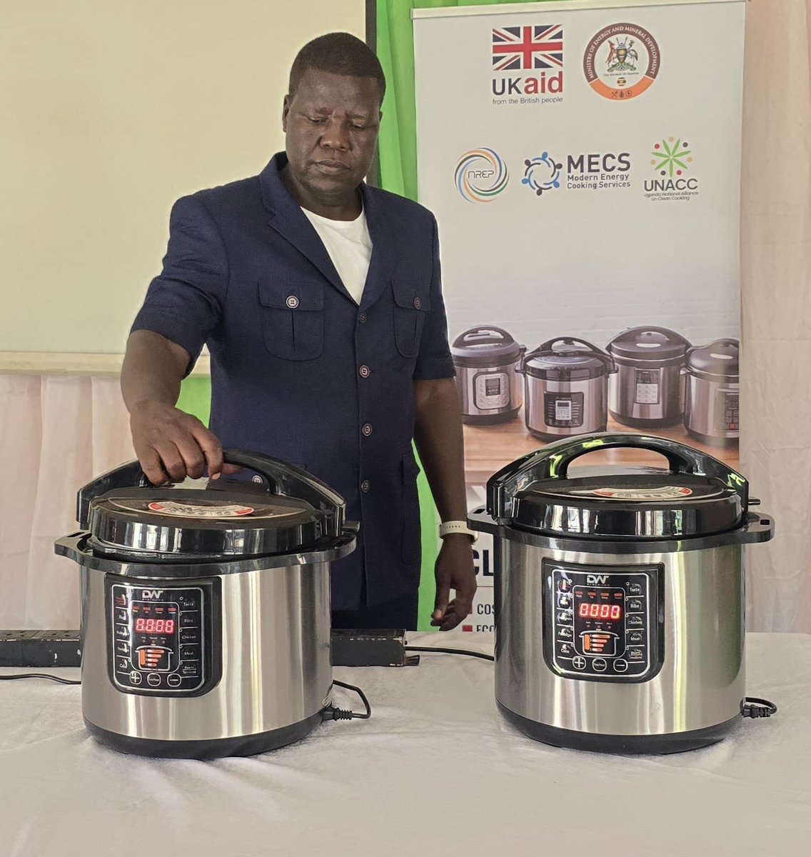 Gulu City Launched the electric pressure cooker initiative today, promoting clean energy, faster cooking, reduced deforestation, improved health, and sustainability, while empowering households and supporting global climate change efforts.