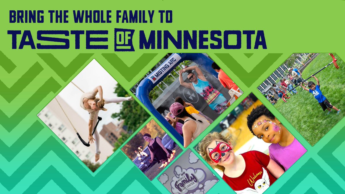 🎈 FUN ALERT! 🎈
Get ready for nonstop smiles at Taste of Minnesota! Our Family Funway is bursting with high-energy, hands-on fun for all ages!

🎟️ FREE to attend!

Rally the kiddos, and let’s make some magical memories! 

#TasteMN2025 #TasteOfMinnesota #FamilyFun