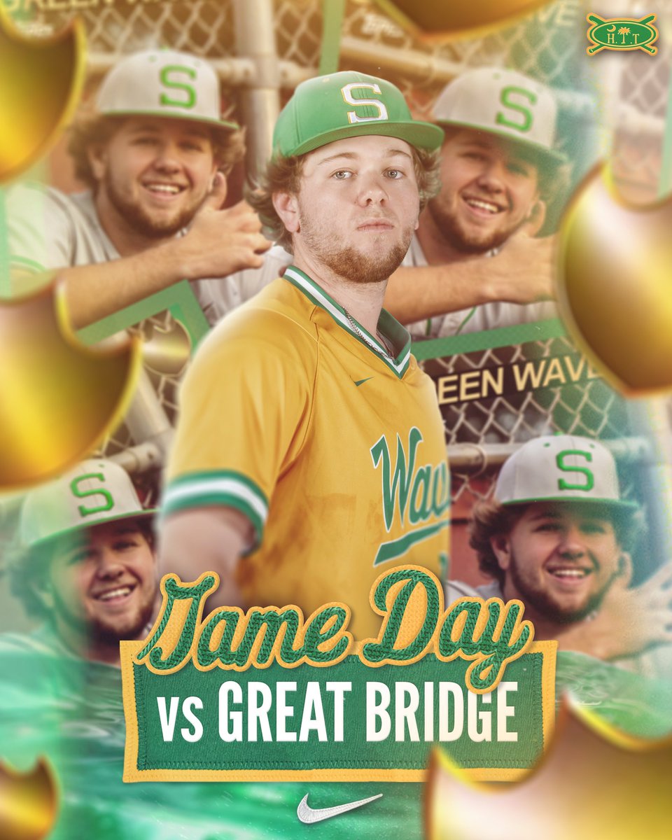 The second day of the HIT will take us to Bishop England to face Great Bridge!

First pitch scheduled for 5:30!

Wear GREEN &amp; be LOUD!

#GoBigGreen | #StayTrippy