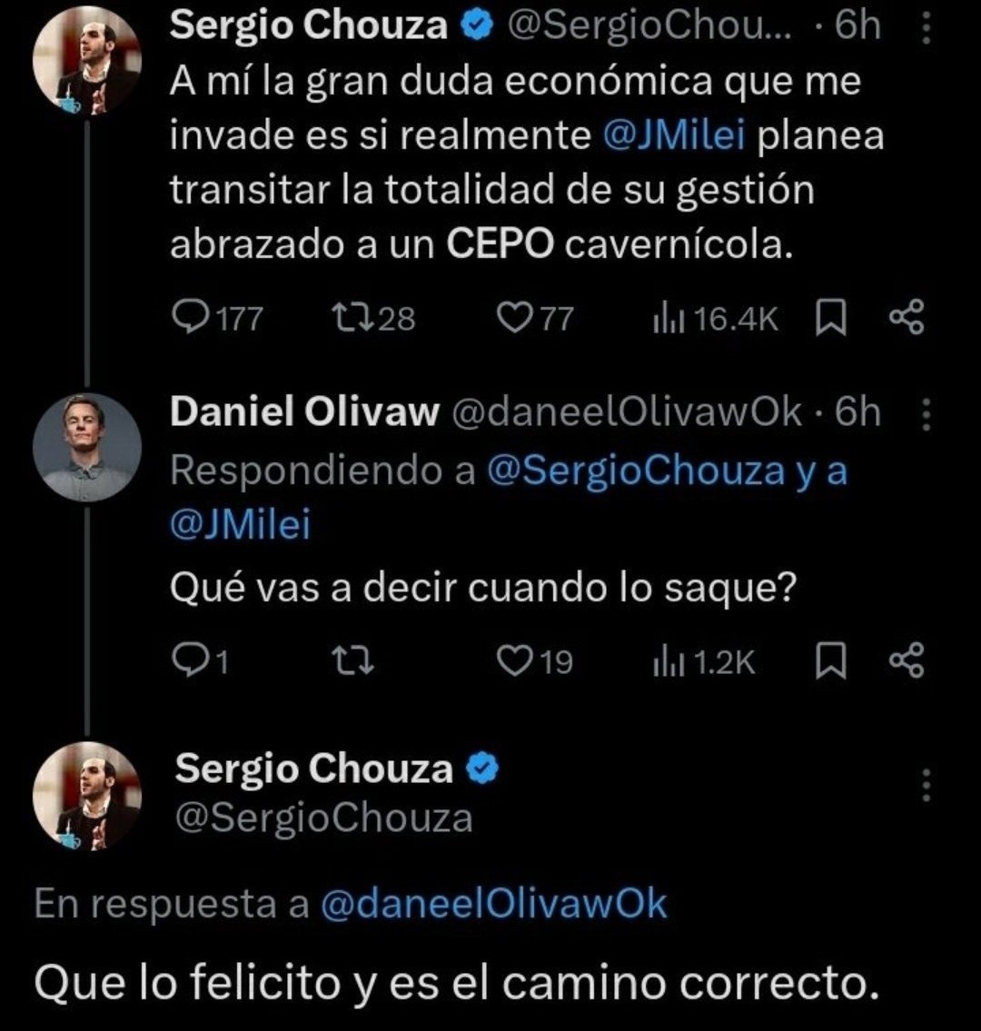 Ya saliste a felicitarlo? <a href="/SergioChouza/">Sergio Chouza</a>