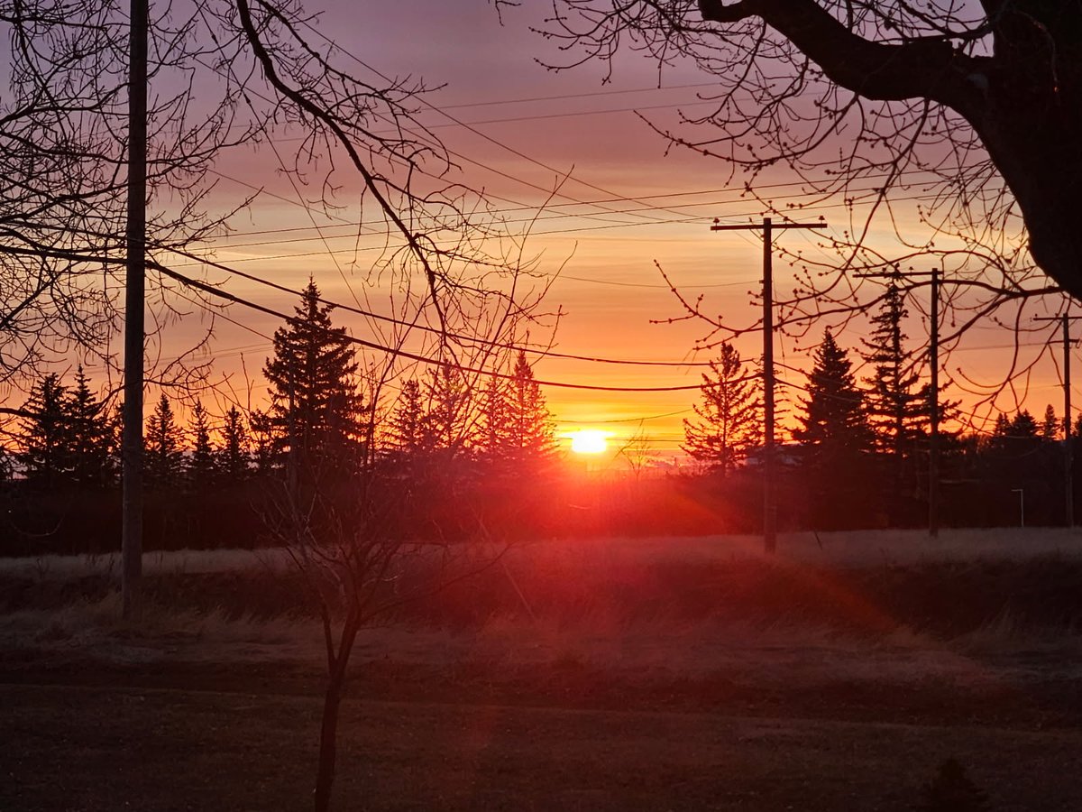 🌞There's something special about those early spring sunrises, isn't there? Thank you to Loyal Listener Jo-Ann for sharing this stunning photo with us on the South Country Equipment Country Connection text line. - Courtney