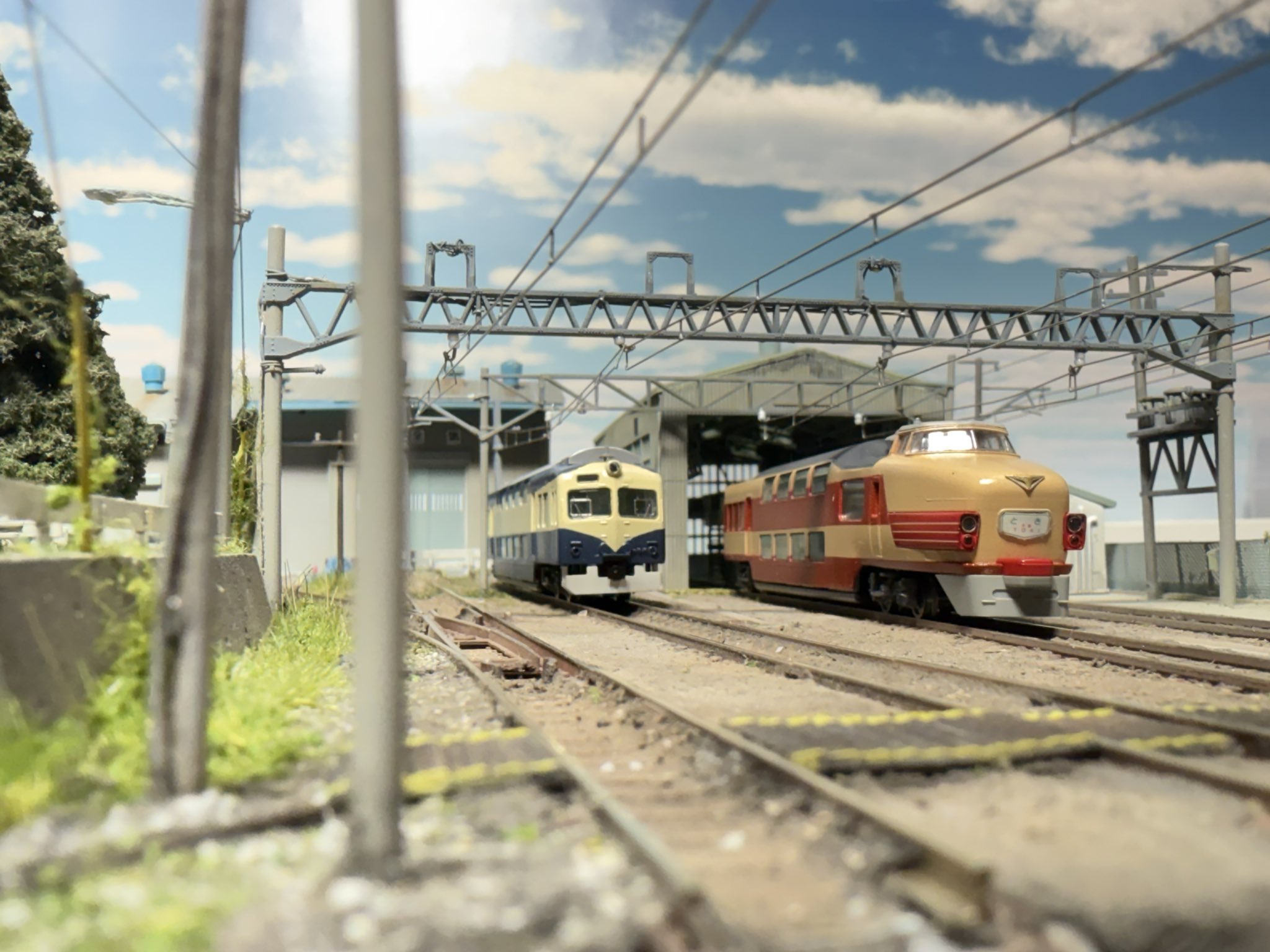 商談専用品 Nゲージ・ジオラマ【鉄道員(ぽっぽや)】 ※車両付き