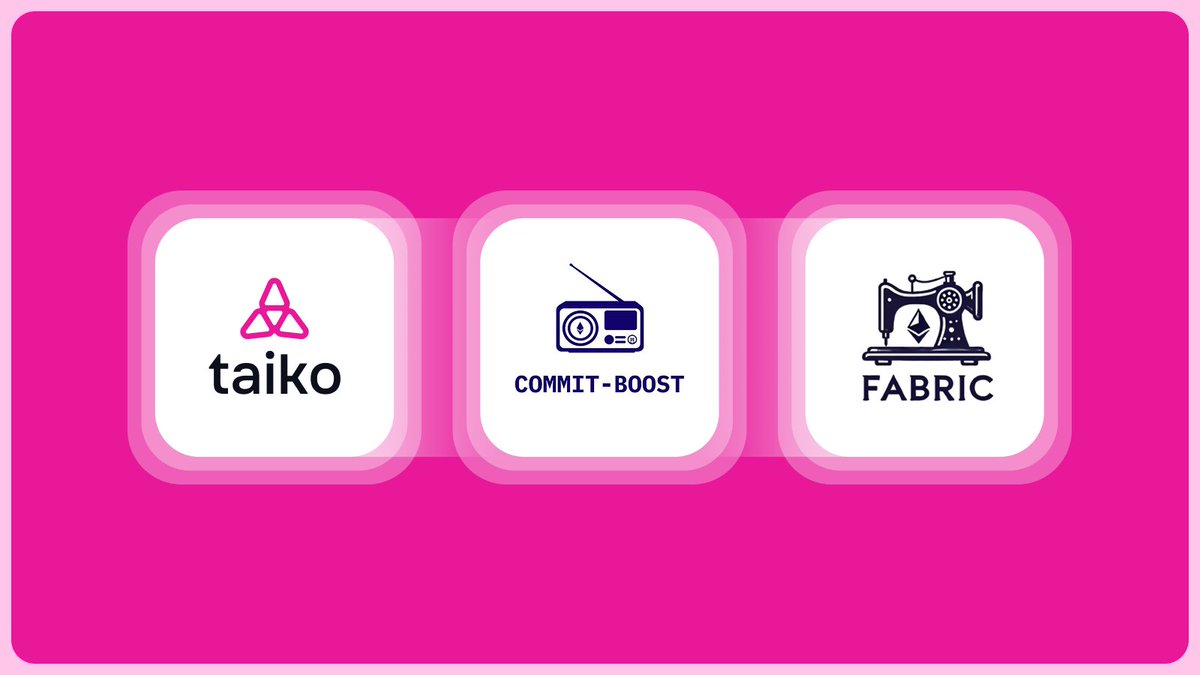 We’re excited to announce our strategic partnership with <a href="/fabric_ethereum/">Fabric</a> and <a href="/Commit_Boost/">Commit-Boost 📻 🕶️ 🦇🔊</a> to accelerate preconfirmations for Ethereum’s based rollups. By combining our expertise and resources, we’re building a framework that benefits the entire Ethereum community.

1/🧵