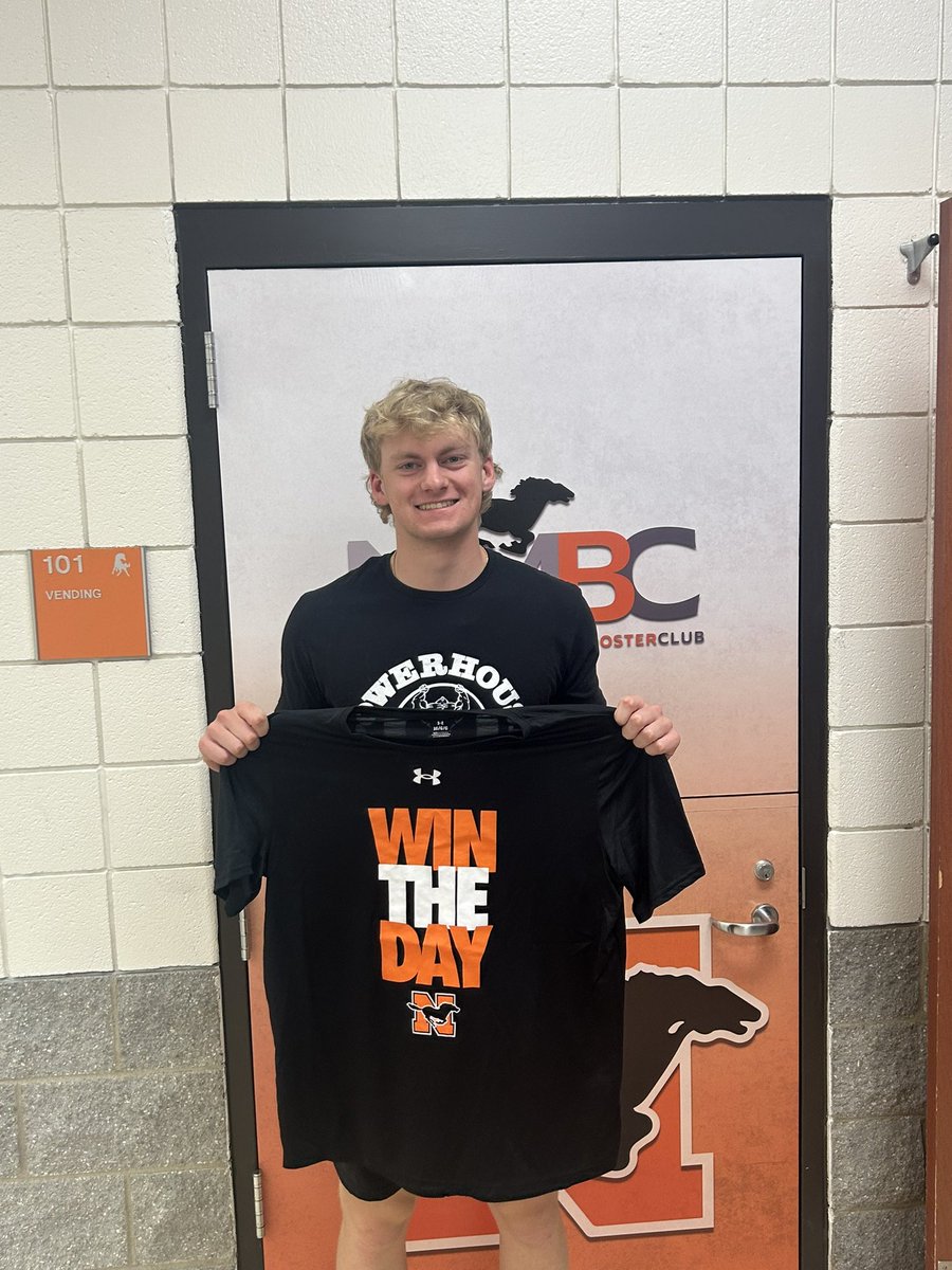 Nolan wins the day for his 3 run home run in the 9th inning to beat Brighton. #WinTheDay