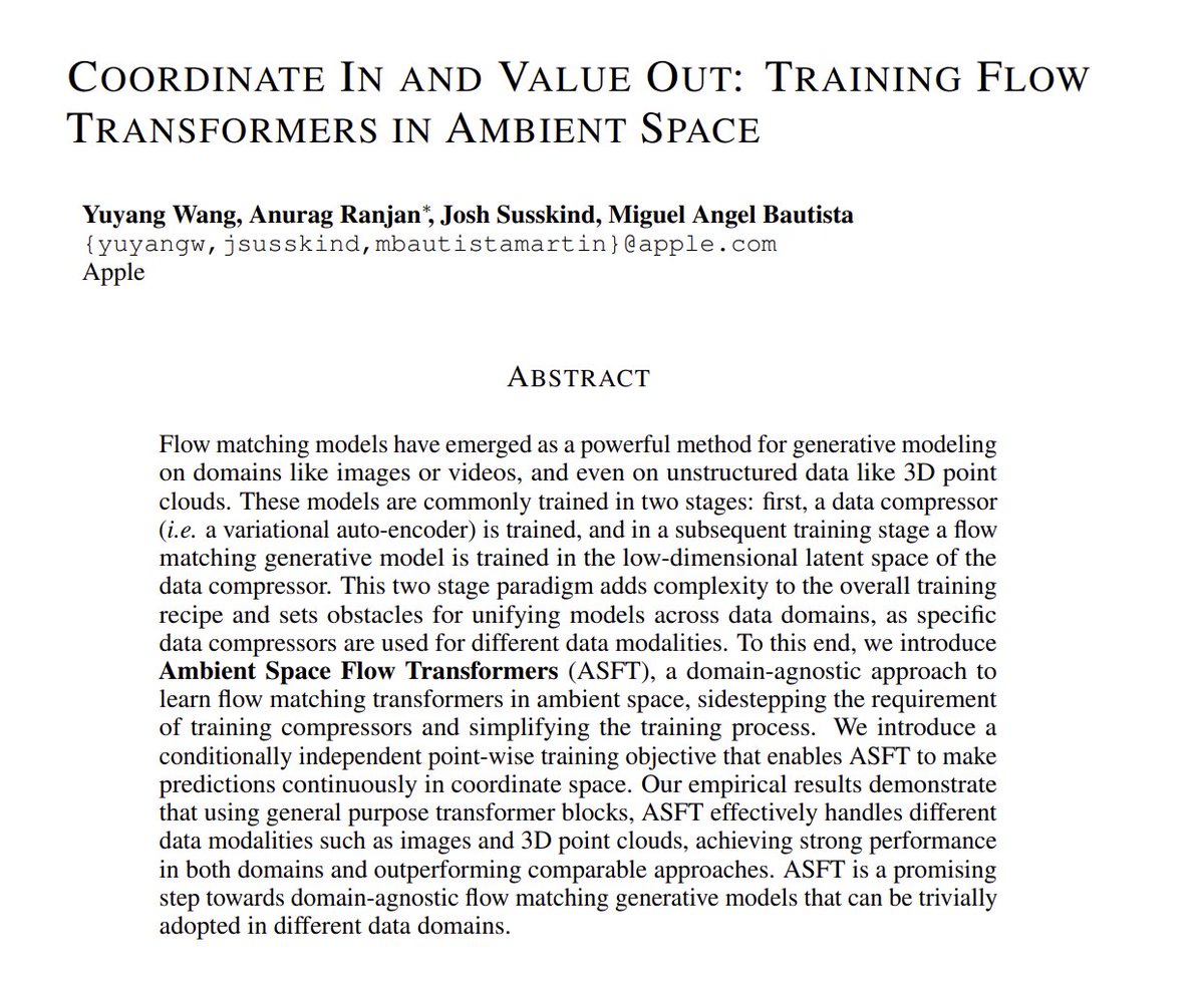 Infinite-resolution diffusion, again, from apple 🍎 bros. They are releasing so many interesting works, im becoming apple stan

Its from dec 2024, WHY WAS NOT aware of this work?