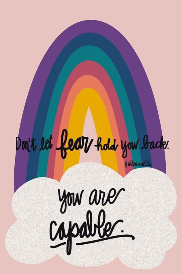 Don’t doubt yourself. Don’t let fear hold you back. 

On the other side of fear is courage. Grab hold of that courage and go. 

You are capable. 

#believe #believeinyourself #believe_in_yourself #believe2success #believing #youcandoit #youcan