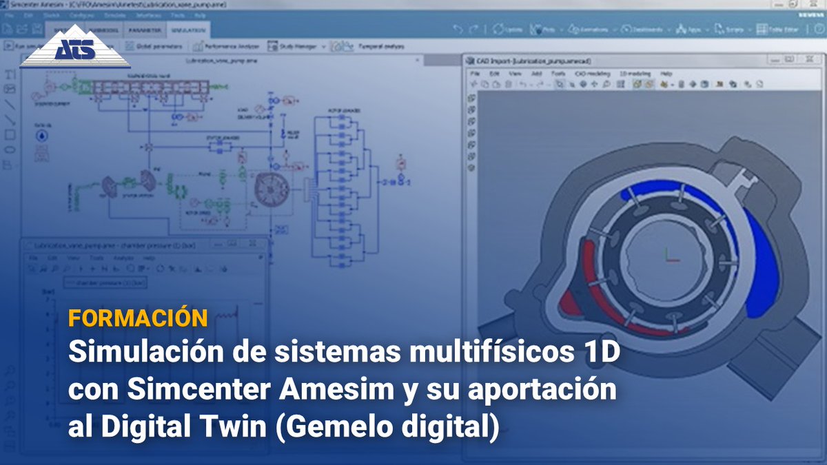 ATS_Spain's tweet photo. 🚀 ¡No te pierdas esta formación en Simcenter Amesim!
💻 Streaming en directo | 📅 20-22 mayo
✅ Bonificable por FUNDAE
🔧 Aprende a crear un #DigitalTwin con casos prácticos
📌 Inscripción hasta el 15/05
https://t.co/gZXCEEbenf
#Simulación #Ingeniería #Siemens
#ATSGlobal https://t.co/Q25OEFrZFG