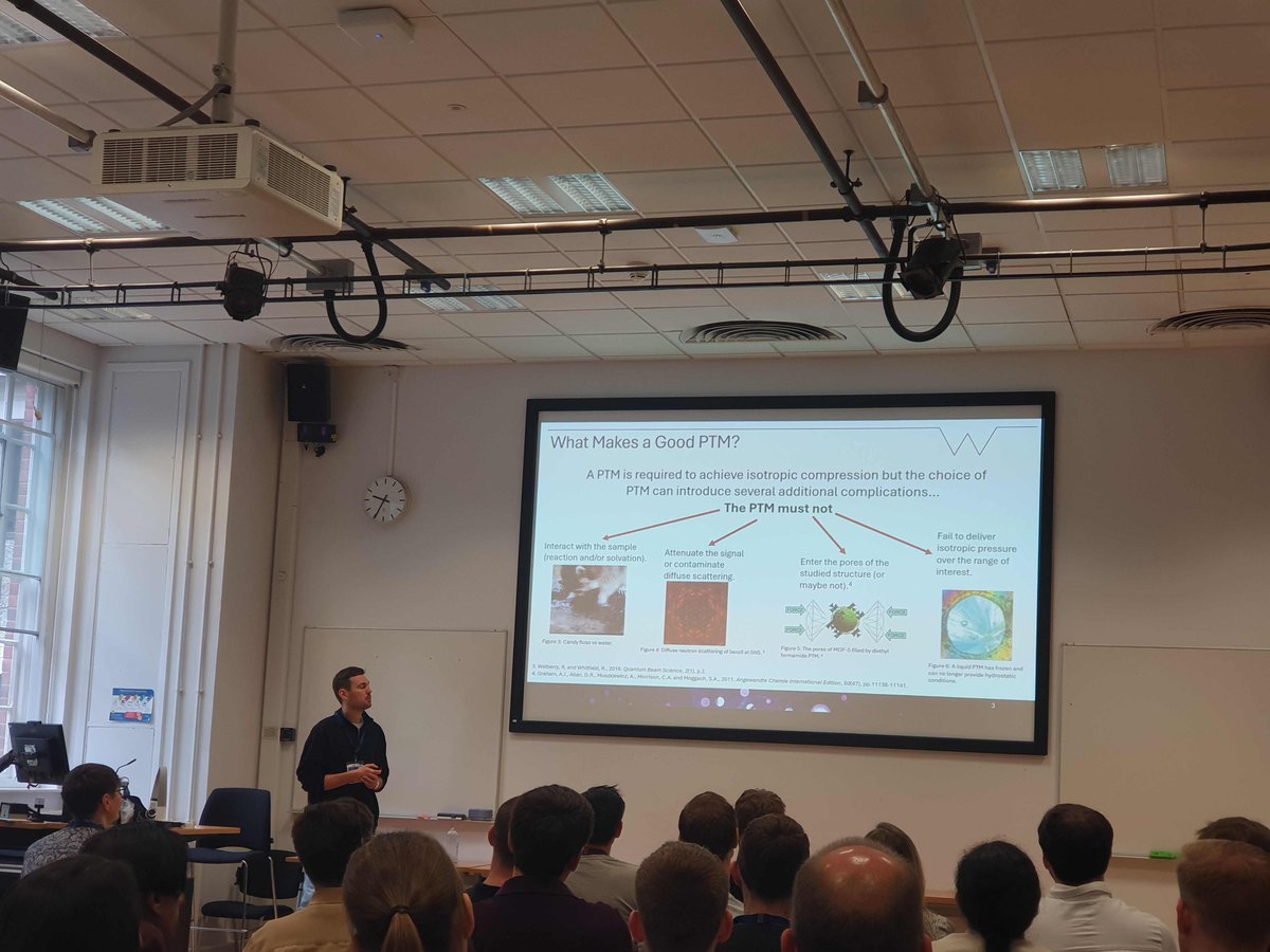 CCDC Cambridge (@ccdc_cambridge) on Twitter photo Fantastic presentation from Cameron Wilson from <a href="/uniofwarwick/">University of Warwick</a> featuring a racoon and candy floss while talking about high pressure crystallography 🤔 #BCA25 <a href="/britcryst/">BCA</a> Fantastic presentation from Cameron Wilson from <a href="/uniofwarwick/">University of Warwick</a> featuring a racoon and candy floss while talking about high pressure crystallography 🤔 #BCA25 <a href="/britcryst/">BCA</a>
