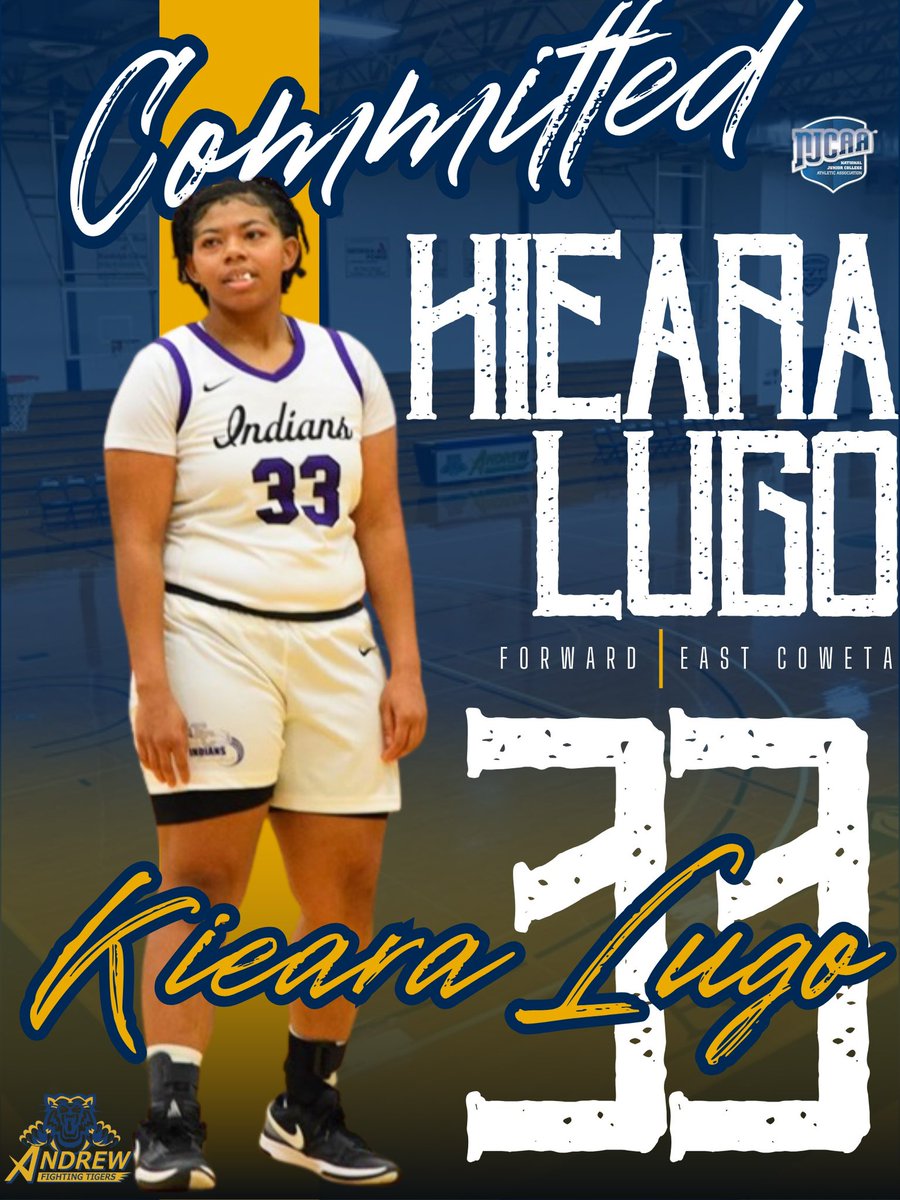 Kieara Lugo (@kieara_lugo28) on Twitter photo Officially committed to Andrew College! All glory to God. Thank you to my family, coaches, and teammates for believing in me. Let’s work. <a href="/AndrewWBB/">Andrew College WBB</a>
#Committed #FightingTigers Officially committed to Andrew College! All glory to God. Thank you to my family, coaches, and teammates for believing in me. Let’s work. <a href="/AndrewWBB/">Andrew College WBB</a>
#Committed #FightingTigers