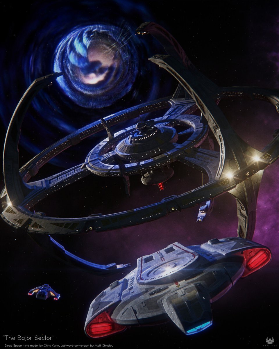 startrek_ships's tweet image. ❝The Bajor Sector❞

Credit: DS9 model from Chris Kuhn, Lightwave conversion by Matt Christou

#DefiantClass #DS9