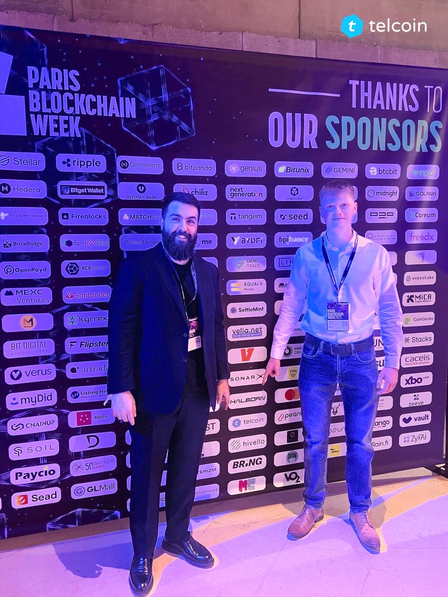 telcoin's tweet image. Until next time… au revoir! 🇫🇷

Thank you to @ParisBlockWeek for the opportunity to network with industry peers and potential partners in the heart of Europe.