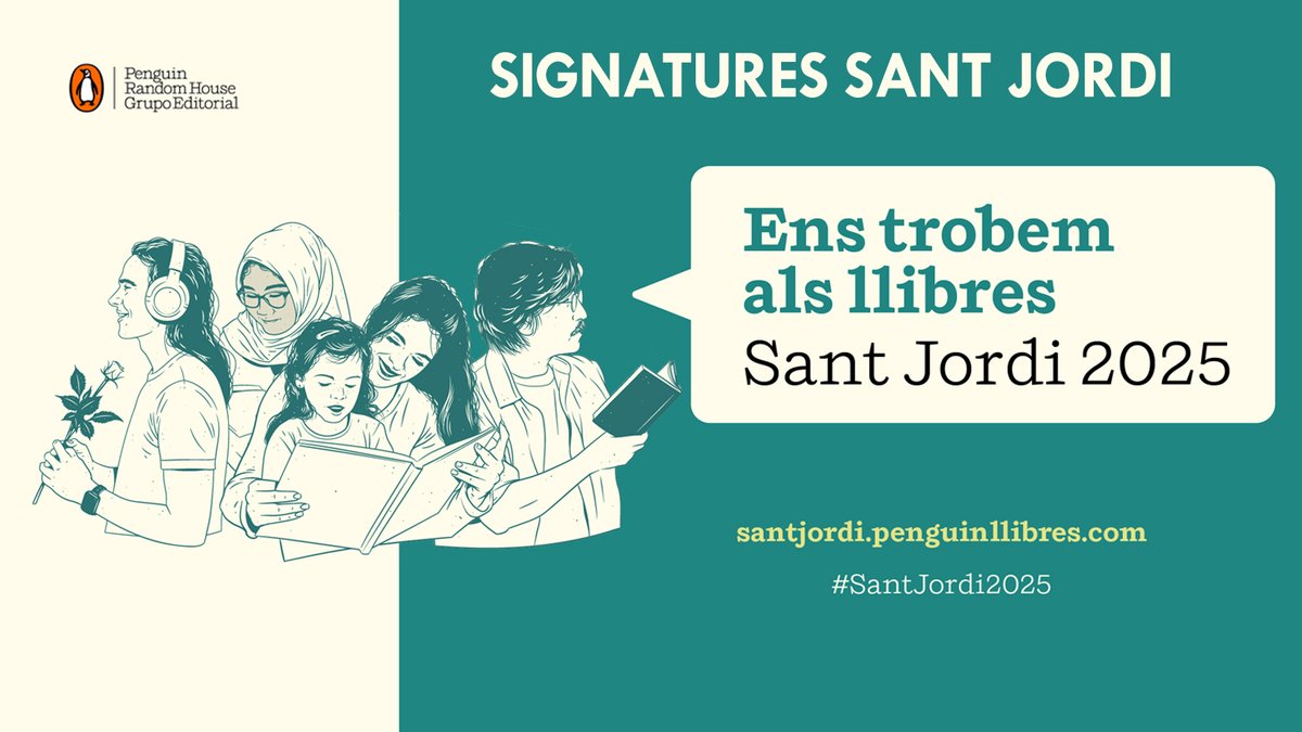 penguinllibres's tweet photo. Els autors. Els llibres. Els llocs. Els horaris. Totes les signatures de Sant Jordi:
👉 https://t.co/1nbslulI8O https://t.co/KnFqlmVIxf