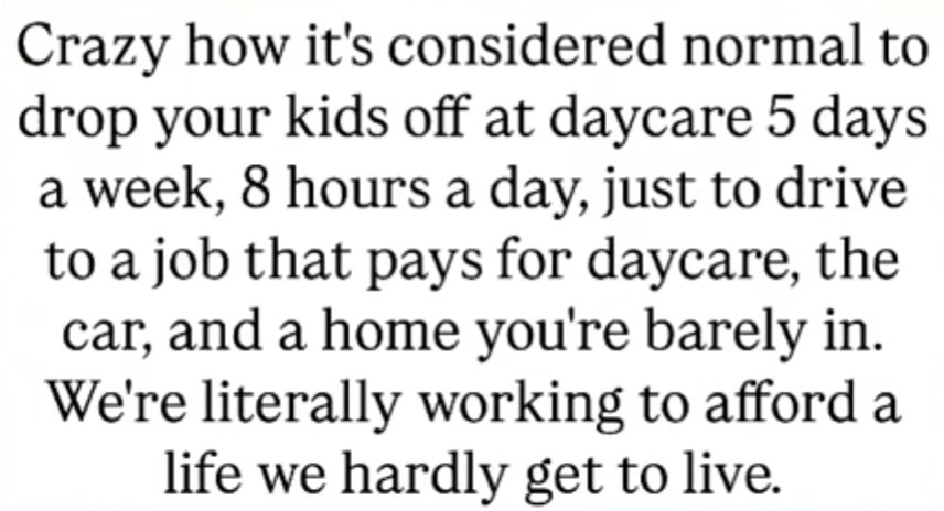 QuantumAlteredX's tweet image. The way we're doing things is entirely absurd and must end.