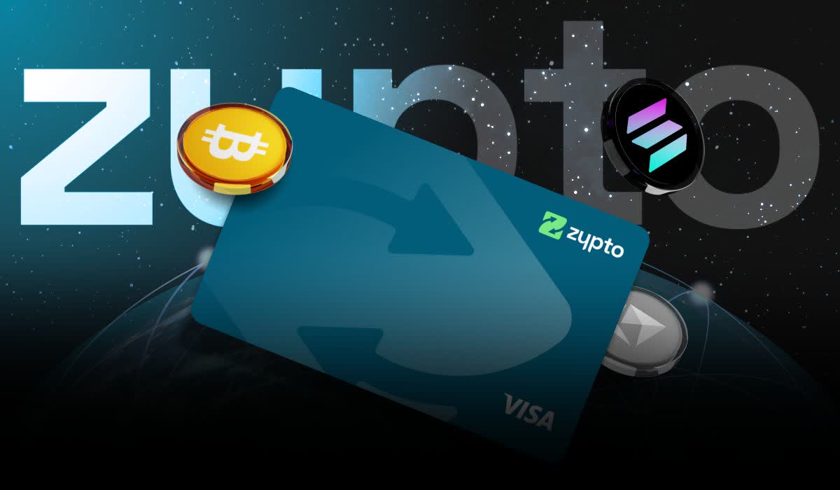 🌍 Top-Up & Spend with Virtual Crypto Cards Zypto App makes it easy to load  a global VISA card with BTC, ETH, SOL, XRP, TRX and more. Use it online.  Use it
