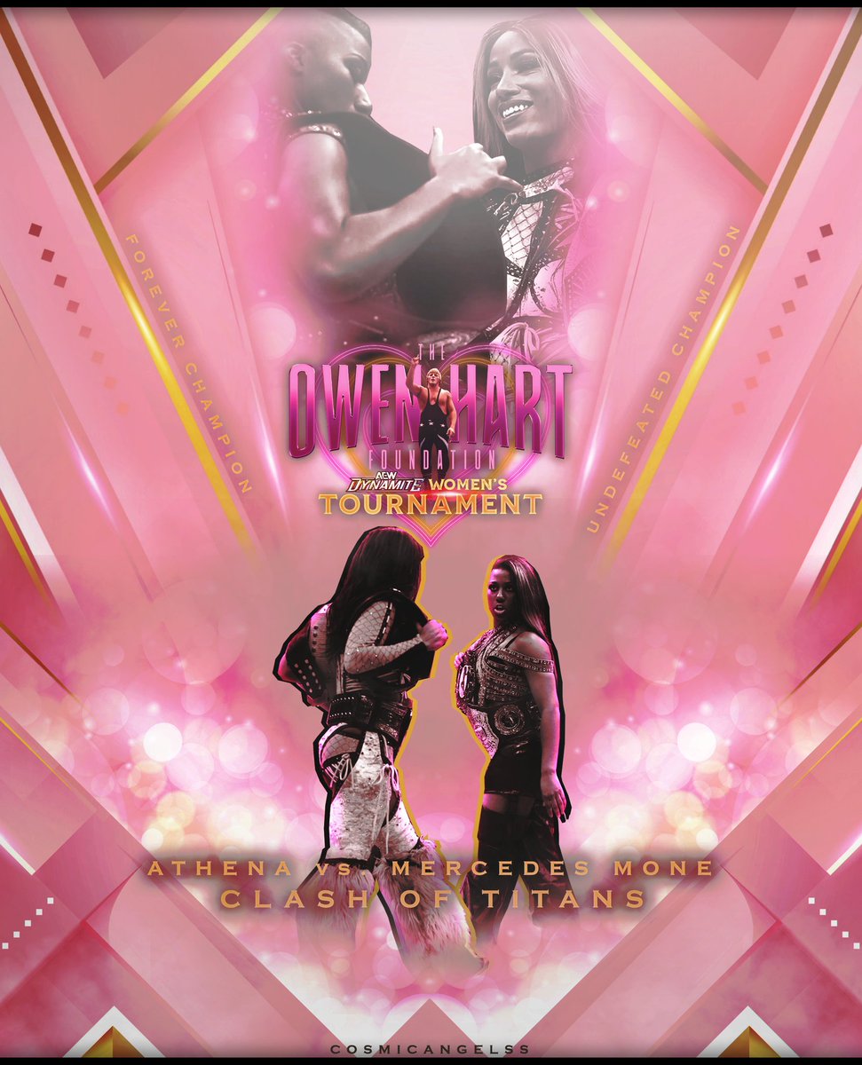 𝐂𝐋𝐀𝐒𝐇 𝐎𝐅 𝐓𝐈𝐓𝐀𝐍𝐒

TOMORROW

<a href="/MercedesVarnado/">Último Moné</a> <a href="/AthenaPalmer_FG/">Athena is ROH & All Elite!</a> <a href="/AEW/">All Elite Wrestling</a> <a href="/TBSNetwork/">TBS Network</a> <a href="/TonyKhan/">Tony Khan</a> <a href="/WillWashington/">Will Washington</a> #AEWDynamite