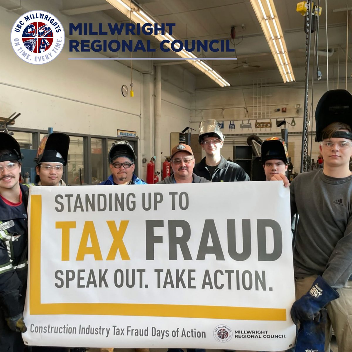 No worker should lose protections because a contractor wants to cut costs.

We’re fighting for every worker’s right to a safe job and proper coverage — and for a fair shot at the work.

April 12–18 is Tax Fraud Days of Action

#TFDoA2025 #StopTaxFraud <a href="/StopTaxFraud/">Construction Industry Tax Fraud</a>