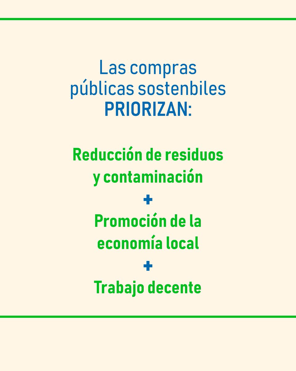 PNUDPARAGUAY's tweet photo. Paraguay avanza hacia Compras Públicas Sostenibles #CPS, con la Resolución N° 922/2020, de la @dncp_py.

Esta política de adquisiciones prioriza rubros estratégicos para implementar criterios de sostenibilidad

¡Cada compra sostenible es un paso más hacia el desarrollo!
#AccLabPY https://t.co/Ybgmg70ek2