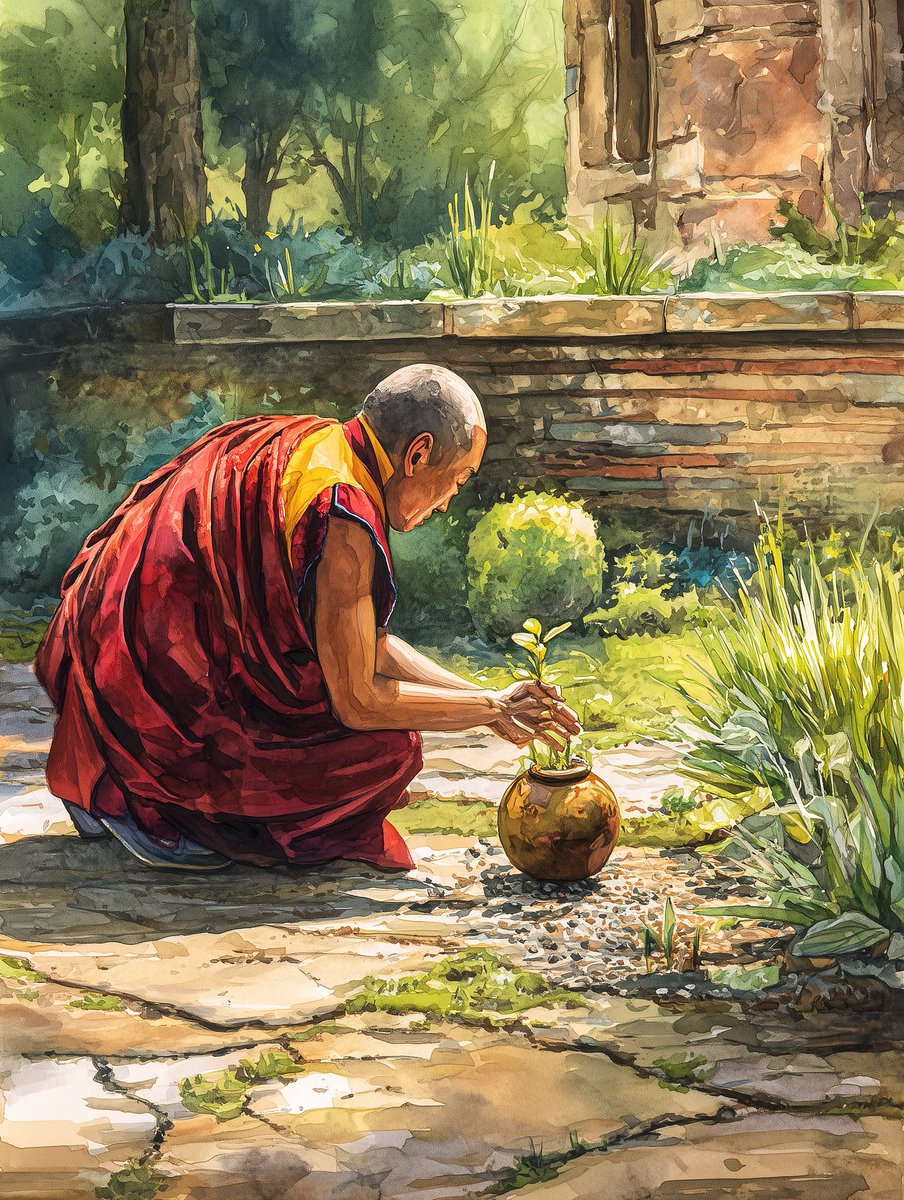 Karma: Planting Seeds, Living the Fruit 🍎

Karma, according to Buddhism, isn’t about fate or punishment - it’s simply Cause and Effect. Every Thought, Speech, and Action plants a seed. Some grow quickly, others take time, but all eventually bear fruit. And most importantly,