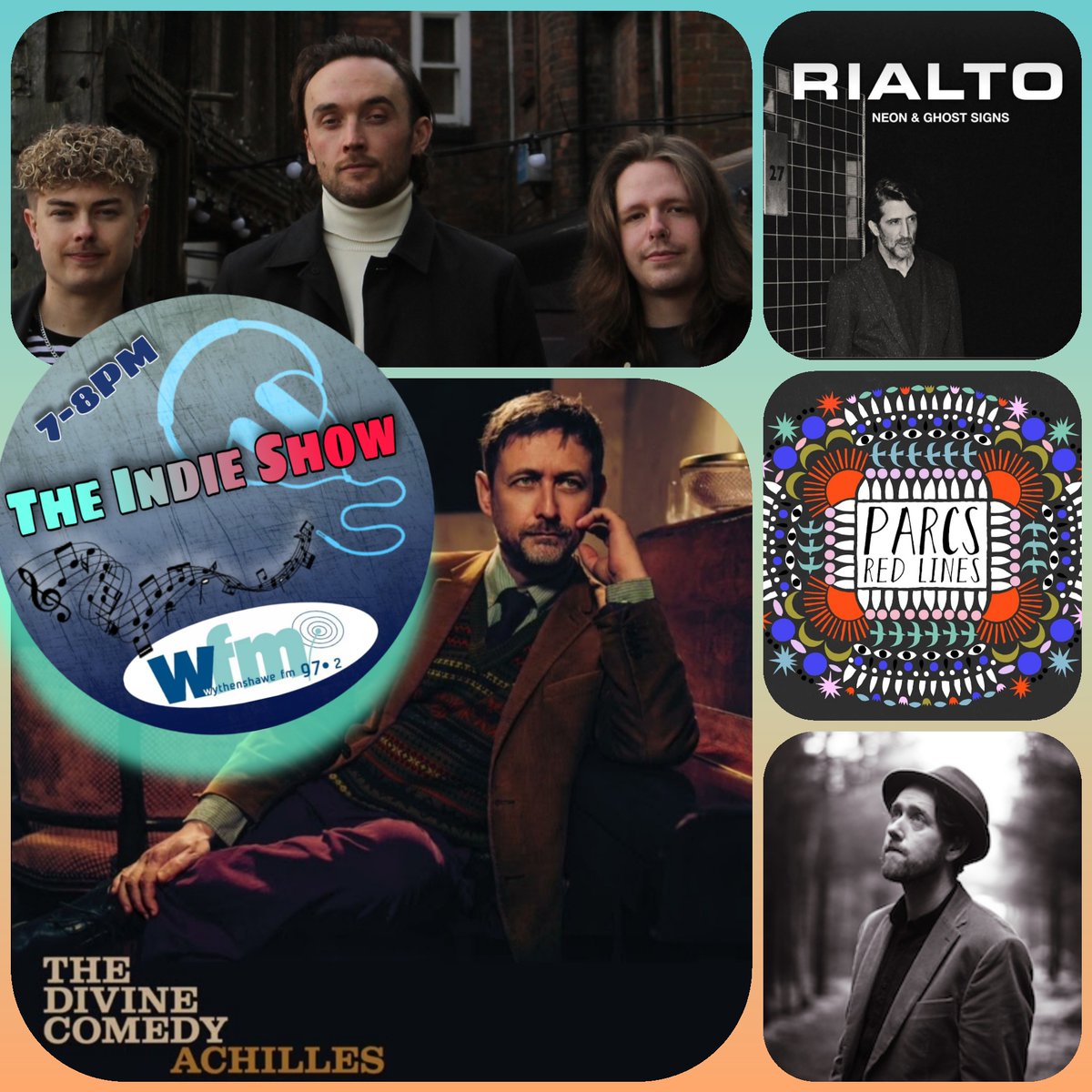 The Indie Show with Victoria (@toria_vevans) on Twitter photo Tune into #TheIndieShow <a href="/wfm972/">Wythenshawe FM (97.2FM)</a> 7οΈβ£PM tonight for an hour of great music including <a href="/AdultPlayBand/">Adult Play</a> <a href="/rialtomusic/">Rialto</a> <a href="/PARCSmusic/">PARCS</a> <a href="/peterdoranmusic/">Peter Doran</a> & <a href="/divinecomedyhq/">The Divine Comedy</a> π₯°
97.2Across S.Manchester, Stockport, parts of High Peaks & E.Cheshire. Online:wfmradio.org,Smart Speaker & DAB Tune into #TheIndieShow <a href="/wfm972/">Wythenshawe FM (97.2FM)</a> 7οΈβ£PM tonight for an hour of great music including <a href="/AdultPlayBand/">Adult Play</a> <a href="/rialtomusic/">Rialto</a> <a href="/PARCSmusic/">PARCS</a> <a href="/peterdoranmusic/">Peter Doran</a> & <a href="/divinecomedyhq/">The Divine Comedy</a> π₯°
97.2Across S.Manchester, Stockport, parts of High Peaks & E.Cheshire. Online:wfmradio.org,Smart Speaker & DAB