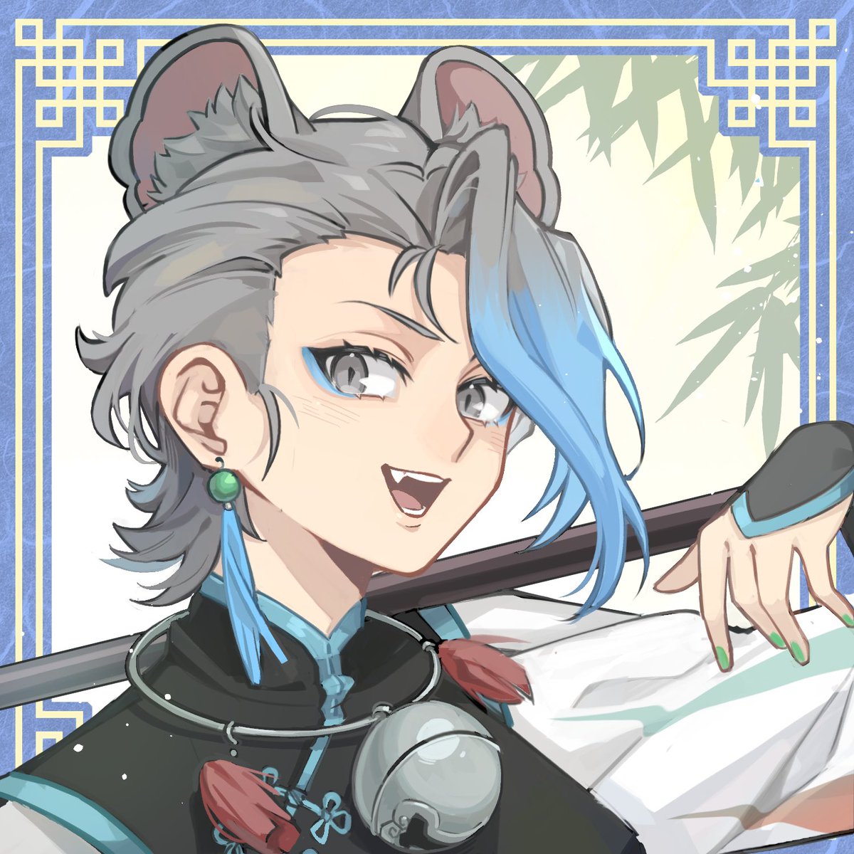 SamejimaCris's tweet image. 来迟了对不起～总之狮酱生日快乐🎉@ShiShiZi_