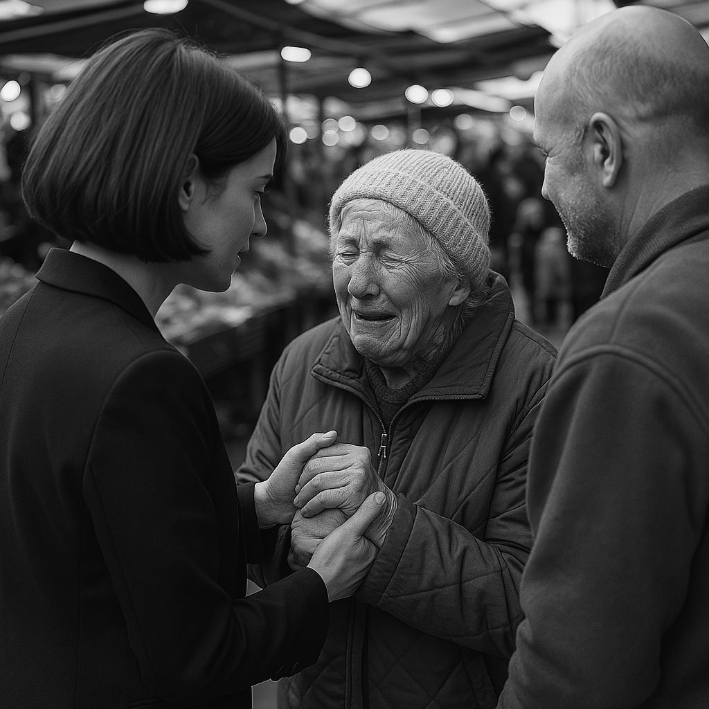 Avancer_ensem's tweet photo. On pense à tout le monde. Même à ceux qui pensent encore que TikTok est le bruit d’une horloge. Oui, on parle de nos aînés. Nos aînés souvent oubliés, qui méritent d’être représentés. Ces images capturent une rencontre marquante en janvier au marché de la Croix-Rousse à Lyon. https://t.co/x6q0tD44Te