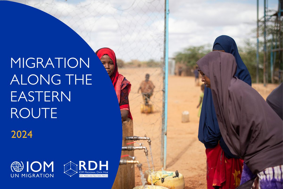 🔙 2024 in numbers – Eastern Route Migration Trends

Movements rose by 13% vs. 2023.
Women (+36%) &amp; girls (+42%) = nearly 1/3 of all flows.
⬆️ Transits: Djibouti (+56%), Somalia (+23%)
⬇️ Arrivals in Yemen: -37% (due to interceptions, access issues)
➡️ bit.ly/3GcK5fB