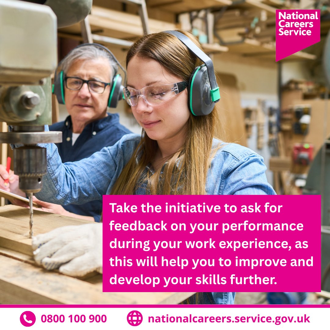 📝 Get the most out of work experience by asking for feedback from your employer! Learn more ways to make the most of a work experience placement on our website: cxk.org/resources/tips…🚀🔍
#NWEXW2025
