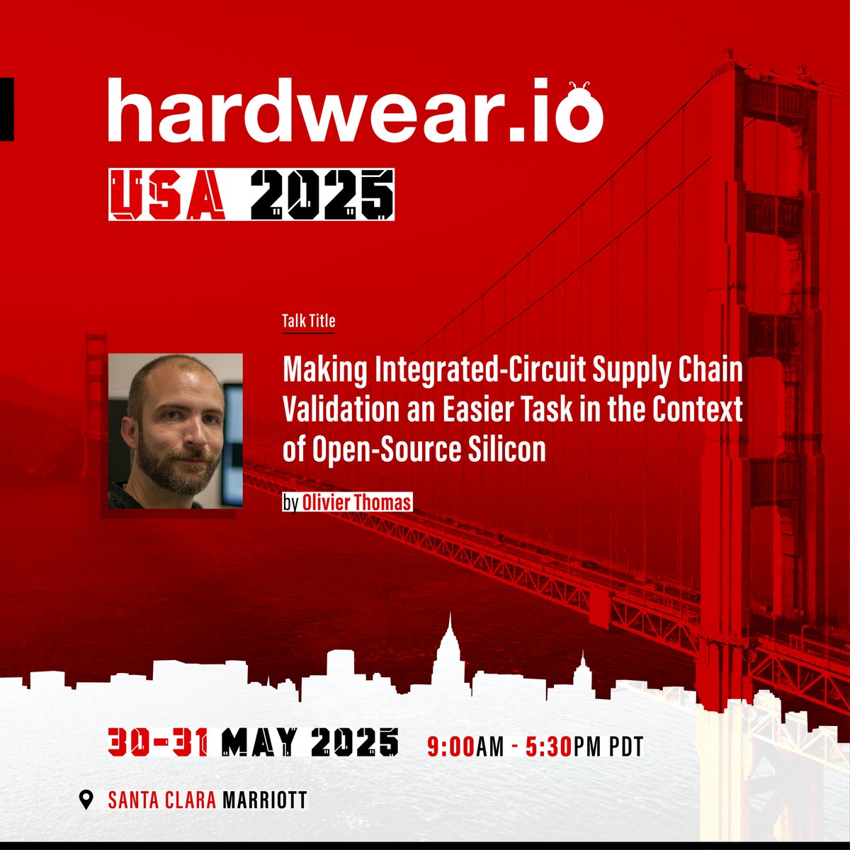 hardwear.io (@hardwear_io) on Twitter photo 📂 With GDSII files made public, reverse engineering makes it possible to compare actual #integratedcircuits and detect hidden backdoors
Join <a href="/reivilo_t/">Olivier THOMAS</a> at #hw_ioUSA2025 to see how mask set comparison is making hardware supply chain security scalable
👉hardwear.io/usa-2025/speak… 📂 With GDSII files made public, reverse engineering makes it possible to compare actual #integratedcircuits and detect hidden backdoors
Join <a href="/reivilo_t/">Olivier THOMAS</a> at #hw_ioUSA2025 to see how mask set comparison is making hardware supply chain security scalable
👉hardwear.io/usa-2025/speak…