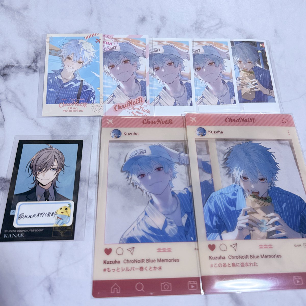 【交換】にじさんじ くろのわ ChroNoiR Blue Memories チェキ風カード 特典 クリアカード

譲 ¦ 🎲

求 ¦ 🔫

所持していないもの優先にしたいので特に同デザイン等問いません