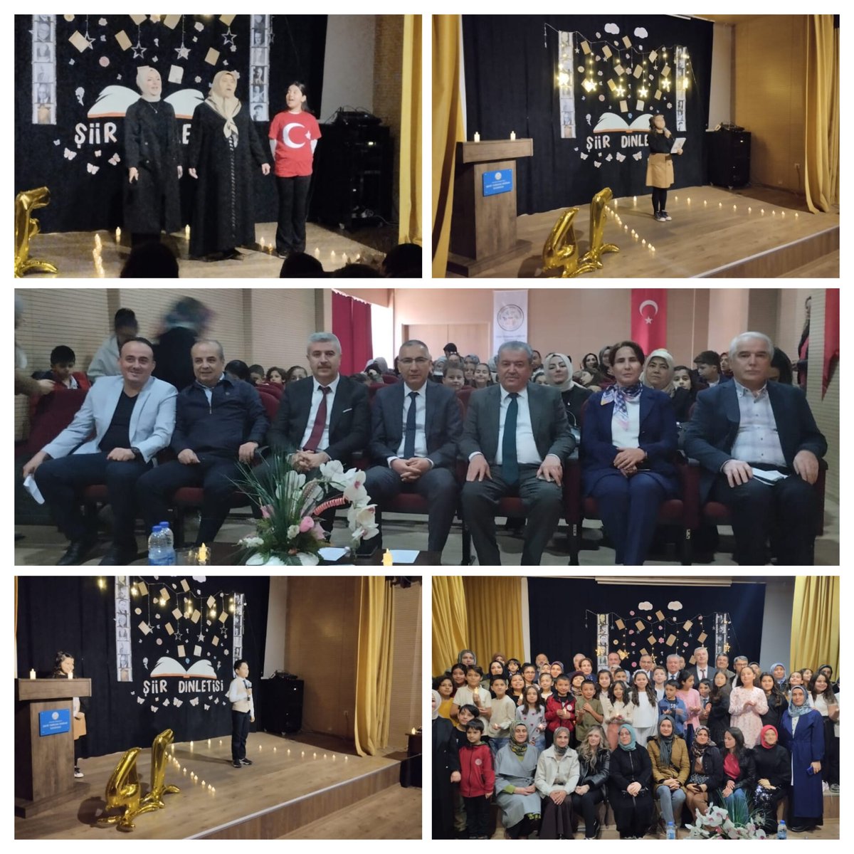Kaymakamımız Üzeyir Aziz Özeren, İlçe Müdürümüz Mustafa Kılıçgil ve Şube Müdürümüz Arzu Orak, Şehit Furkan Doğan İlkokulumuzun düzenlemiş olduğu şiir dinletisine katıldılar. Emeği geçen öğretmen ve öğrencilerimize teşekkür ederiz.