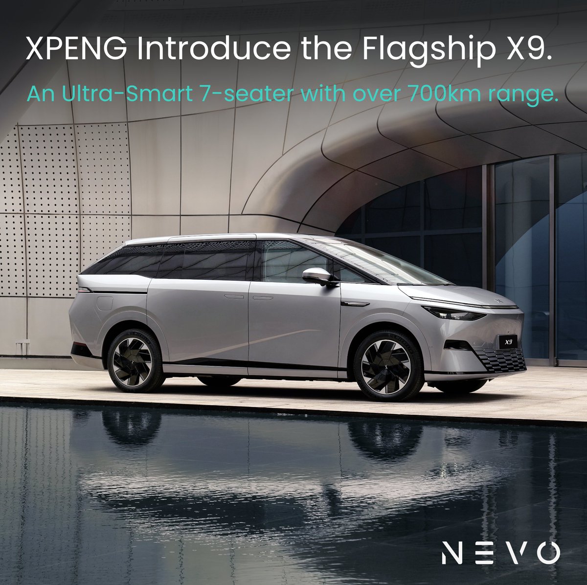 XPENG has unveiled its flagship X9, offering a 702km range and 330km of charge in just 10 minutes, setting a new benchmark for MPV efficiency!

Watch Derek Reilly’s first look review at the link: nevo.ie/video/xpeng-x9…

#xpengx9 <a href="/XPengMotors/">XPENG</a> <a href="/derekreilly/">Derek Reilly</a>