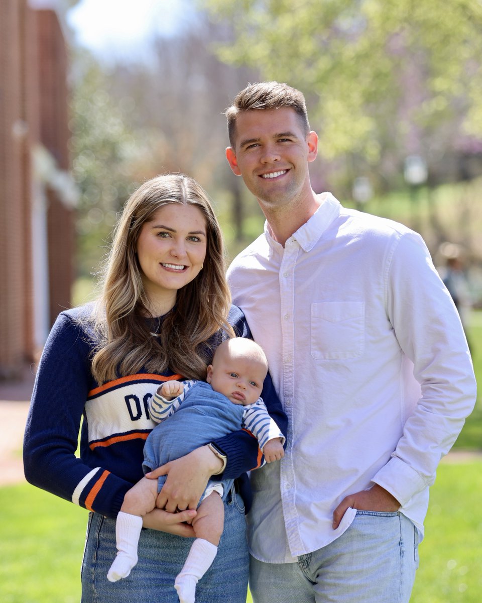 When Jake Busby (Class of 2026) and his wife Victoria welcomed baby Brooks, they had no idea two familiar faces would be by their side: labor &amp; delivery nurse Emory Tonore, and OBGYN resident Dr. Maddy Coleman, both partners of Jake’s Darden classmates 👶💙

This is a beautiful