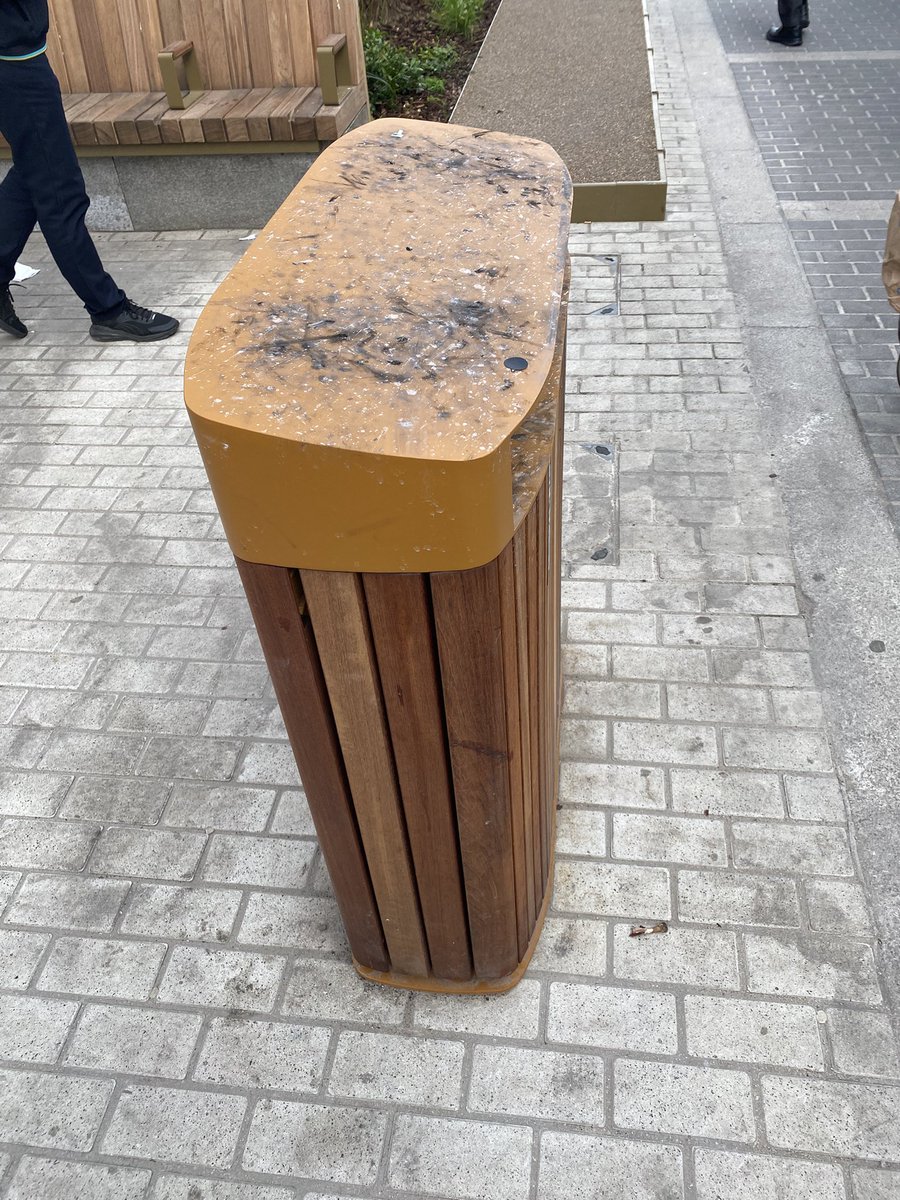 Mark Clemmit (@markclemmit) on Twitter photo Great work <a href="/Royal_Greenwich/">Royal Borough of Greenwich</a> 👏
By all means try & encourage people not to smoke. But when providing no ashtrays leaves the rest of us looking at this disgusting mess, what is the point in wasting money on town centre refurbishment. 6 months old & worse than before. Great work <a href="/Royal_Greenwich/">Royal Borough of Greenwich</a> 👏
By all means try & encourage people not to smoke. But when providing no ashtrays leaves the rest of us looking at this disgusting mess, what is the point in wasting money on town centre refurbishment. 6 months old & worse than before.