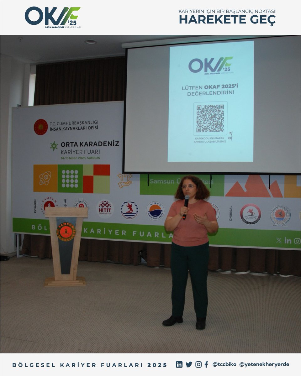 okaf2025's tweet photo. OKAF' 25'te Kariyer Buluşmaları Devam Ediyor, Seni Bekliyoruz!

👤Doç. Dr. Songül DEMİREL DEĞİRMENCİ
🏢Hitit Üniversitesi Sungurlu Meslek Yüksekokulu 
✅Etkili Özgeçmiş Hazırlama 

Kariyerin için heyecan verici gelişmeler devam ediyor.

📍Tüyap Samsun Fuar ve Kongre Merkezi https://t.co/jXqVq9mZq5