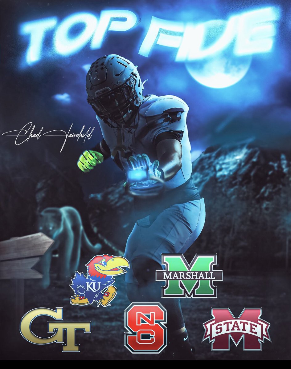 Chad Fairchild 4⭐️ 🏈 (@chadfair01) on Twitter photo Truly blessed !
Where is my New Address ?
<a href="/HailStateFB/">Mississippi State Football</a> #HailState 🐶
<a href="/KU_Football/">Kansas Football</a> #RockChalk 🔵🔴
<a href="/PackFootball/">NC State Football</a> #1Pack1Goal 🐺
<a href="/HerdFB/">Marshall Football</a> #WeAreMarshall 🦬
<a href="/GeorgiaTechFB/">Georgia Tech Football</a> #StingEm 🐝
#RecruitTheJoy
<a href="/JoyWildcats/">Lovejoy High School (GA) Football</a>
<a href="/RecruitGeorgia/">Recruit Georgia</a>
<a href="/ChadSimmons_/">ChadSimmons</a> Truly blessed !
Where is my New Address ?
<a href="/HailStateFB/">Mississippi State Football</a> #HailState 🐶
<a href="/KU_Football/">Kansas Football</a> #RockChalk 🔵🔴
<a href="/PackFootball/">NC State Football</a> #1Pack1Goal 🐺
<a href="/HerdFB/">Marshall Football</a> #WeAreMarshall 🦬
<a href="/GeorgiaTechFB/">Georgia Tech Football</a> #StingEm 🐝
#RecruitTheJoy
<a href="/JoyWildcats/">Lovejoy High School (GA) Football</a>
<a href="/RecruitGeorgia/">Recruit Georgia</a>
<a href="/ChadSimmons_/">ChadSimmons</a>