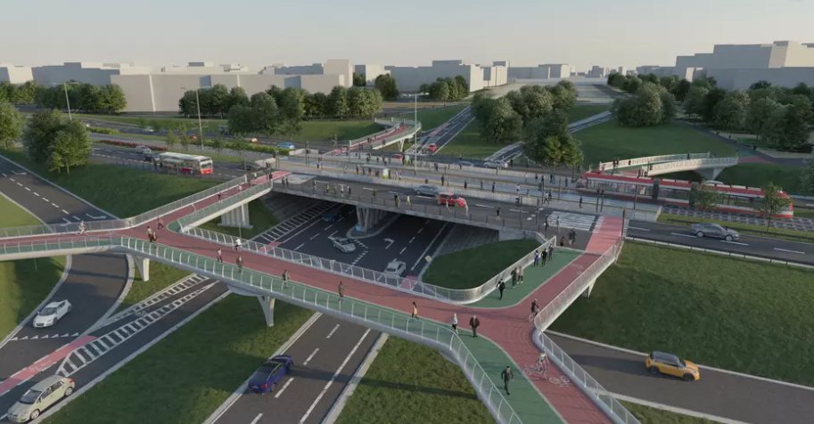 The City of Gdansk has launched a tender for the demolition of a nearly 50-year-old footbridge in Zaspa, which will be replaced by five cutting-edge foot and bicycle bridges. This will not only benefit cyclists, but also people with physical disabilities and parents with prams.