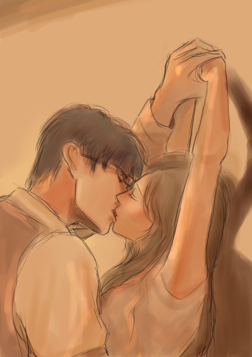 aokeysss's tweet image. just a quick sketch of zayne doesn’t bother to take off his glasses
i still need to learn more drawing kissing pose bcs i suck at it 😞