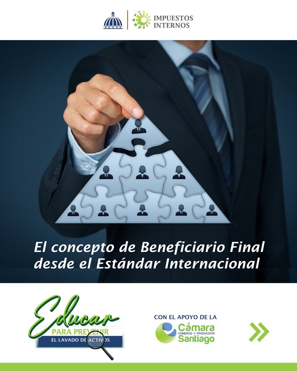 DGii's tweet image. Te invitamos al Taller presencial en Santiago sobre el Beneficiario Final desde el Estándar Internacional.

Dirigido a: Sujetos Obligados No Financieros supervisados por la DGII. 📄

📅 Miércoles 23 de abril de 2025
⏰ 3:00 p.m. a 6:00 p.m.

Enlace de inscripción:⬇️…
