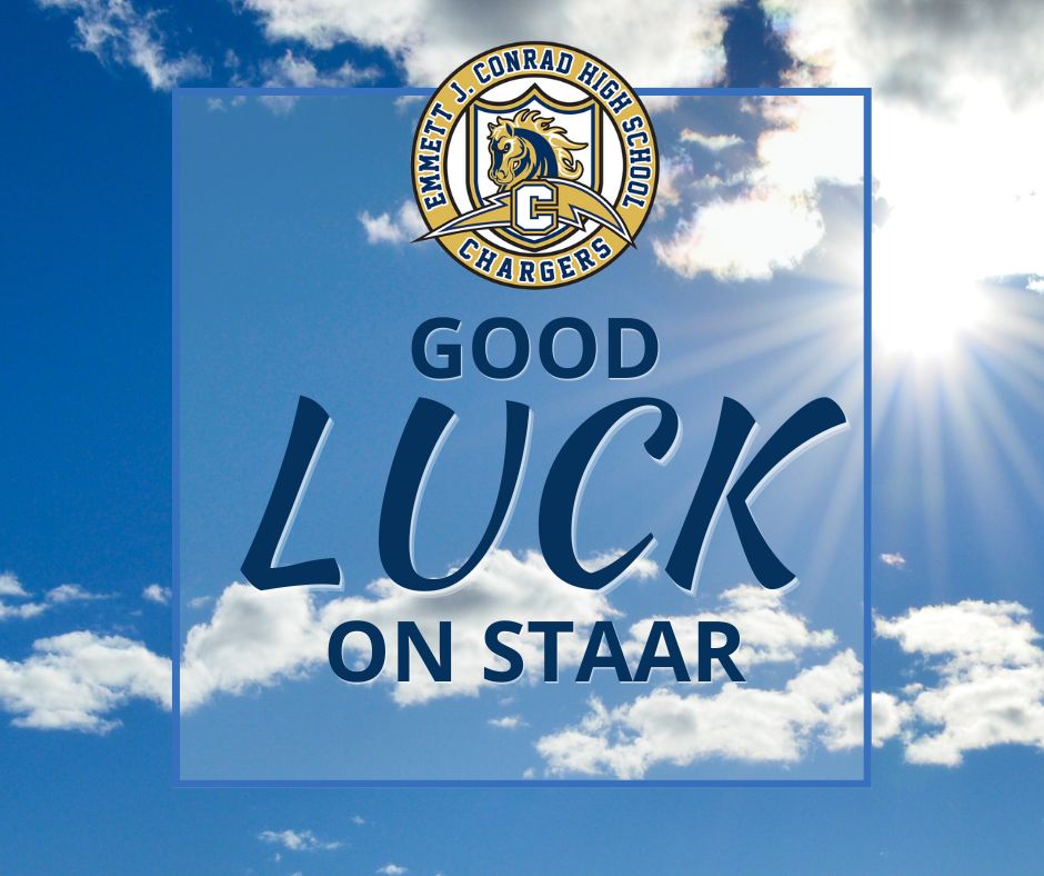 Josh Ragsdale (@joshragsdale) on Twitter photo Good luck on Staar Chargers!! Yall got this!!!!
<a href="/SBarrios_DISD/">Dr. Sandra Barrios-Rojas, Executive Director</a> <a href="/VivFairley/">Vivian Chandler Fairley</a> <a href="/emmettjconradhs/">Emmett J. Conrad HS</a> <a href="/ConradCharger/">Emmett J. Conrad HS Athletics</a> <a href="/DallasISDSupt/">Dr. Stephanie S. Elizalde</a> <a href="/dallasathletics/">Dallas ISD Athletics</a> <a href="/dallasschools/">Dallas ISD</a> <a href="/DanforDISD/">Dan Micciche</a> <a href="/RyanZysk/">Ryan Zysk</a> <a href="/DrBrianLusk/">Brian Lusk</a> <a href="/ConradSchools/">Conrad Nation - DISD</a> Good luck on Staar Chargers!! Yall got this!!!!
<a href="/SBarrios_DISD/">Dr. Sandra Barrios-Rojas, Executive Director</a> <a href="/VivFairley/">Vivian Chandler Fairley</a> <a href="/emmettjconradhs/">Emmett J. Conrad HS</a> <a href="/ConradCharger/">Emmett J. Conrad HS Athletics</a> <a href="/DallasISDSupt/">Dr. Stephanie S. Elizalde</a> <a href="/dallasathletics/">Dallas ISD Athletics</a> <a href="/dallasschools/">Dallas ISD</a> <a href="/DanforDISD/">Dan Micciche</a> <a href="/RyanZysk/">Ryan Zysk</a> <a href="/DrBrianLusk/">Brian Lusk</a> <a href="/ConradSchools/">Conrad Nation - DISD</a>
