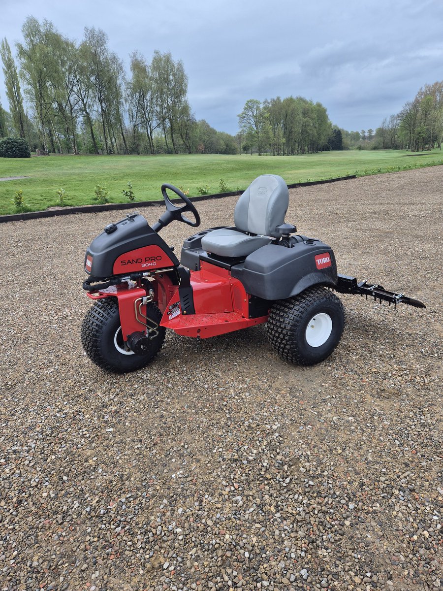 New Toro bunker rake delivered today. <a href="/WhitefieldGolfC/">Whitefield Golf Club</a> 
<a href="/CTM_Pro/">CTM</a>