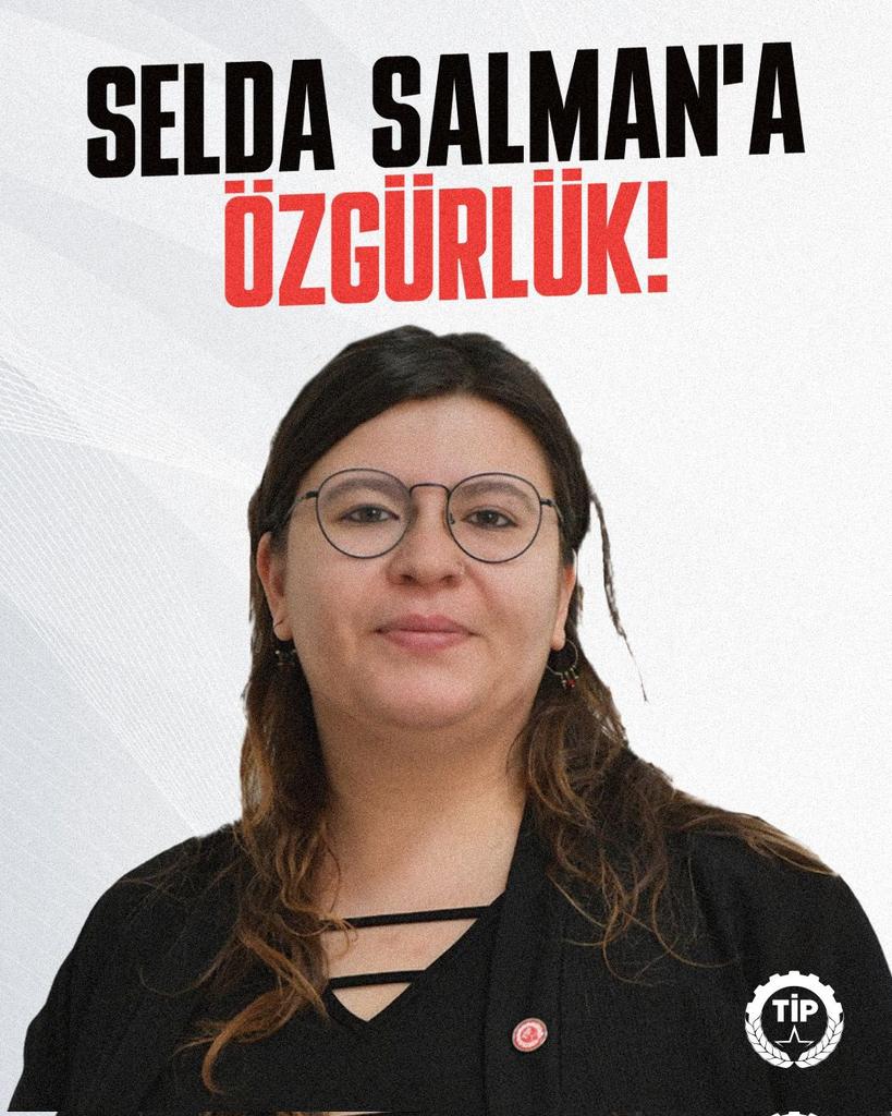 Kadınları tutsak ettiğinizi sanırsınız, onlar mücadele ve dirençlerinde daha da güçlenir! 

Günlerdir haksız hukuksuz hapsedilen yoldaşımız Selda'dan mektup var! 
"Evlerden sokaklara, 
Meydanlardan tarihin tüm anlarına... 
Hikayeyi biz yazıyoruz, biz kazanacağız! 
Özgürleşmeye