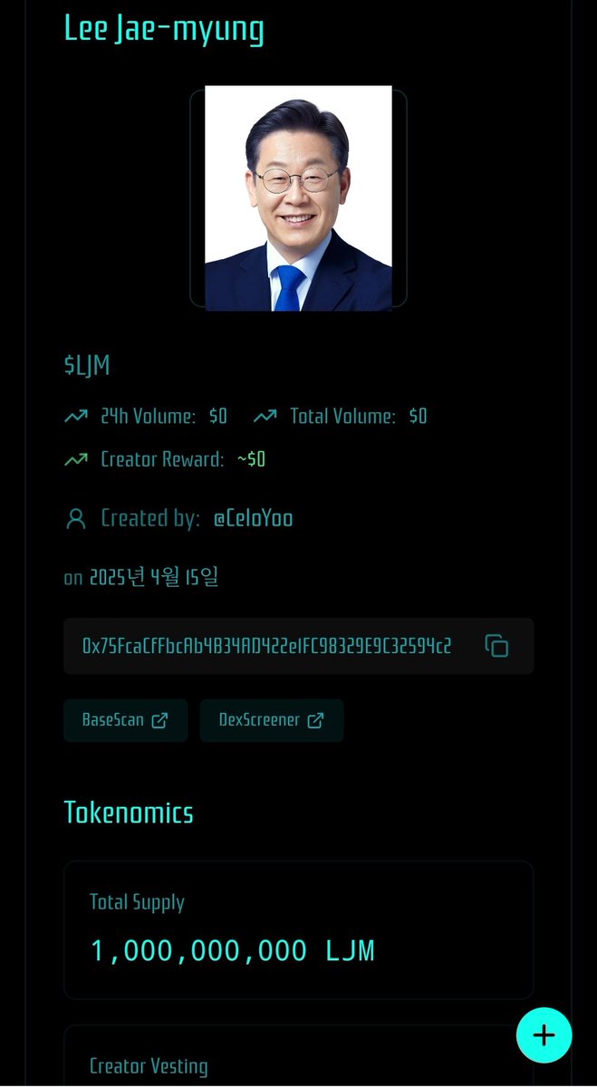 CeloYoo's tweet image. cliza.ai/tokens/1912117…

이재명코인

$LJM #이재명 #더블어민주당