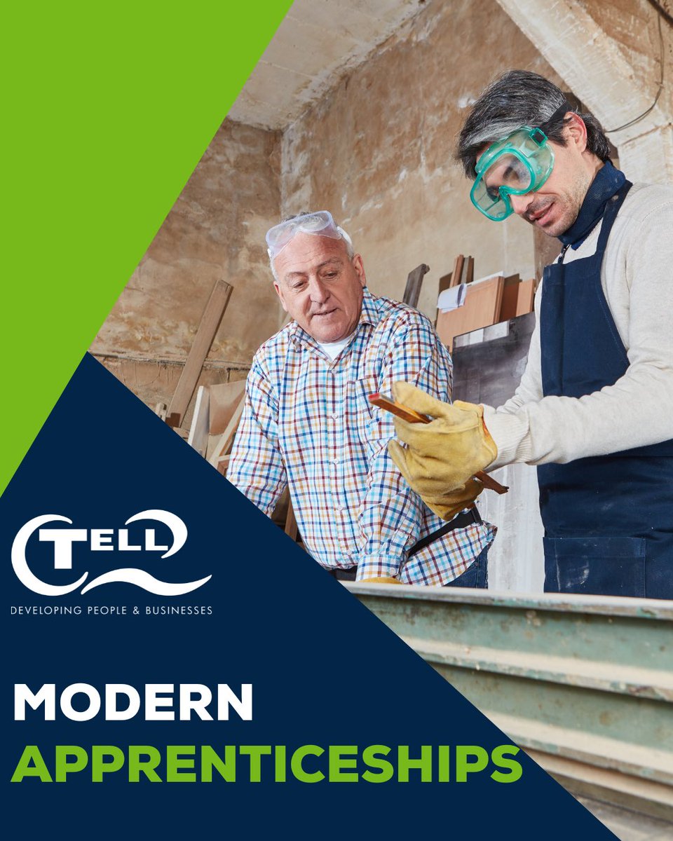 Tell Organisation (@telltraining) on Twitter photo Start your career with a modern apprenticeship🌟
Our apprenticeships give you the hands-on experience & industry-specific skills to thrive. Build confidence, gain real-world knowledge & open doors to exciting career opportunities.
Get in touch to learn more: carolynj@tell.co.uk Start your career with a modern apprenticeship🌟
Our apprenticeships give you the hands-on experience & industry-specific skills to thrive. Build confidence, gain real-world knowledge & open doors to exciting career opportunities.
Get in touch to learn more: carolynj@tell.co.uk