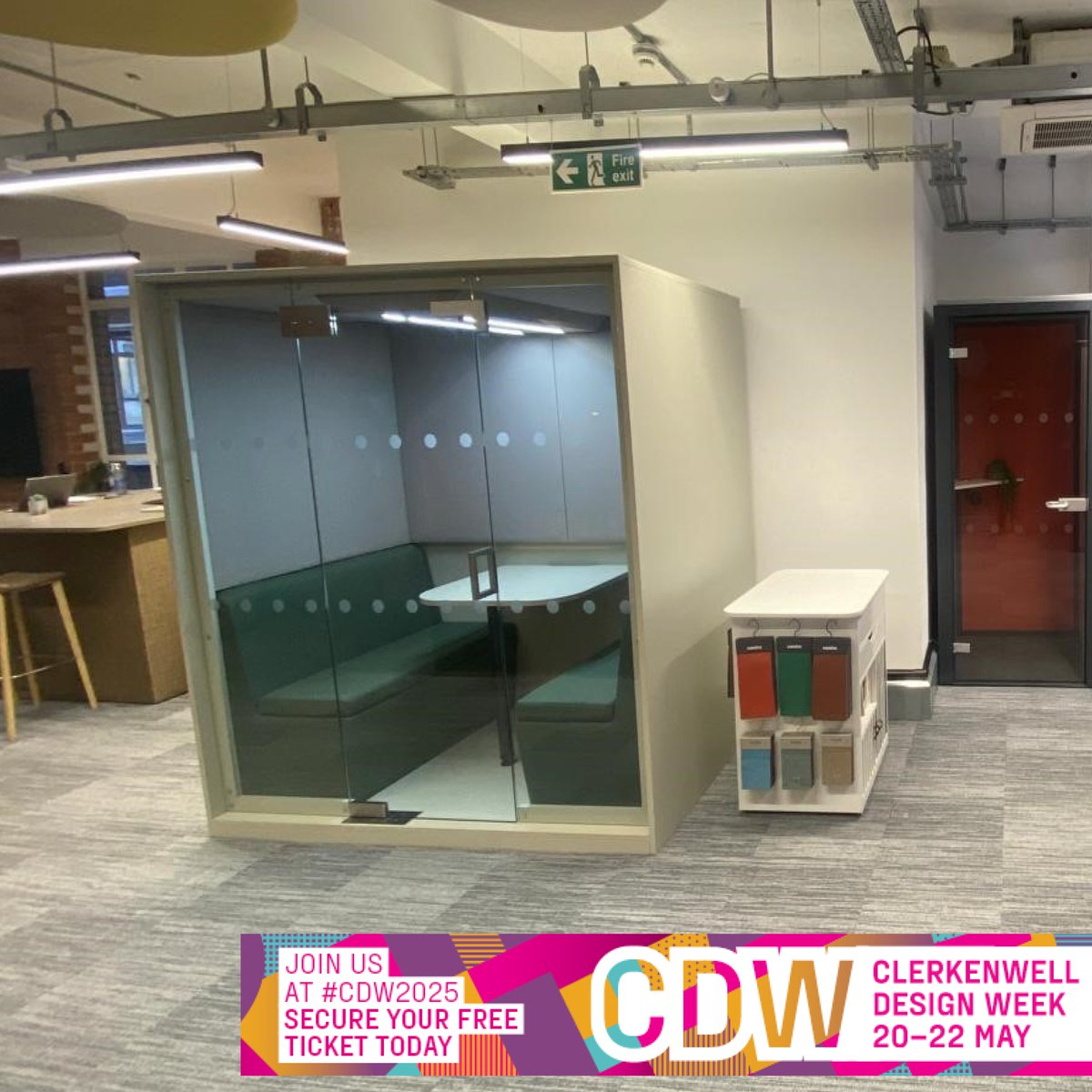 Countdown to #CDW25 is on — just over a month to go. Be sure to add us to your itinerary and visit our showroom, on the First Floor at 10 Great Sutton Street, during the event.
If you'd like to arrange a meeting with your business manager, feel free to get in touch 
<a href="/CDWfestival/">Clerkenwell Design Week</a>