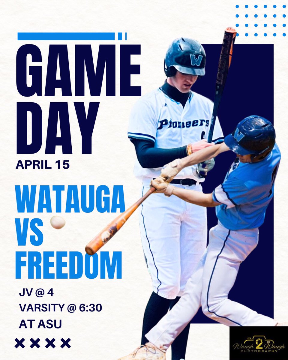 WHS Pioneer Booster Club (@wataugaboosters) on Twitter photo ⚾️⚾️⚾️
Come out and cheer on <a href="/BaseballWatauga/">Watauga Baseball</a> AT APP STATE tonight! 🩵🖤💛
<a href="/WataugaPioneers/">Watauga Pioneer Athletics</a> <a href="/AppBaseball/">App State Baseball</a> ⚾️⚾️⚾️
Come out and cheer on <a href="/BaseballWatauga/">Watauga Baseball</a> AT APP STATE tonight! 🩵🖤💛
<a href="/WataugaPioneers/">Watauga Pioneer Athletics</a> <a href="/AppBaseball/">App State Baseball</a>