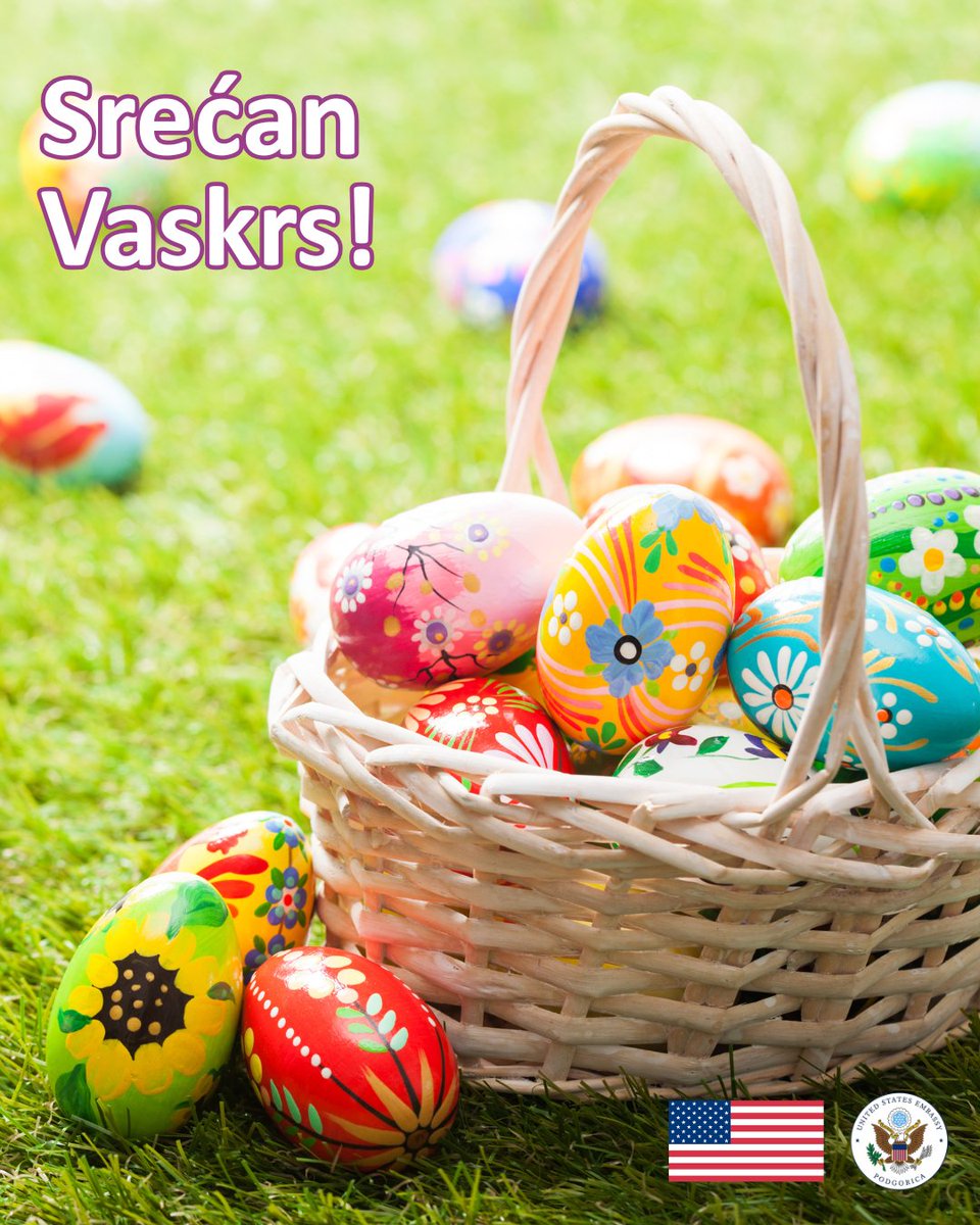 Srećan Vaskrs! From me and my family to yours—wishing you a joyful holiday filled with love, hope, and unity. #HappyEaster 🐣🌸
