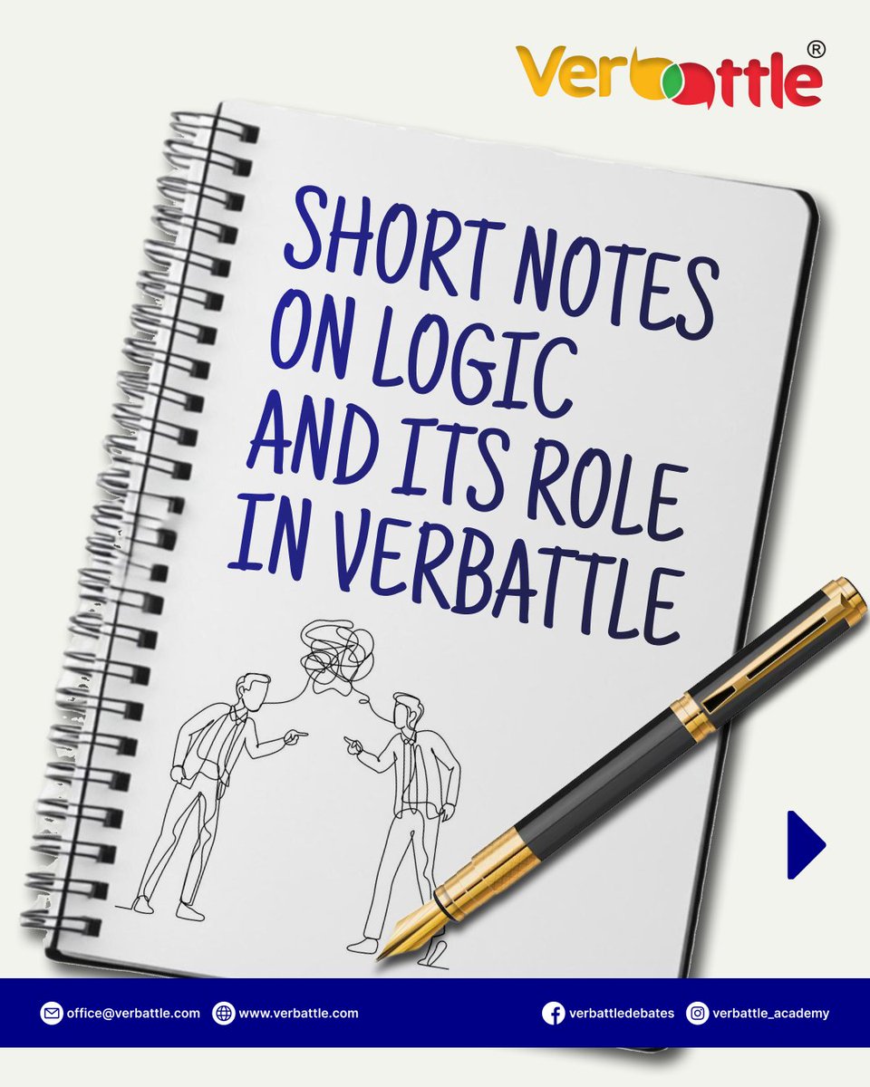 Verbattle's tweet image. The Silent Weapon in Every Debate

Behind every winning argument is a mind that knows how to think, reason, and conclude logically.
Swipe through to see how Verbattle builds sharp, rational thinkers who don’t just speak, they convince.

#Verbattle #DebateSkills #LogicalReasoning