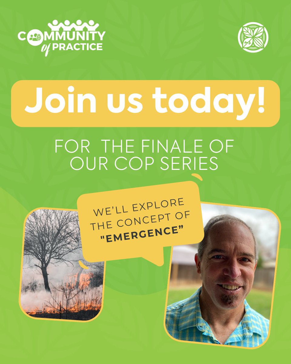 Join us today for the final session of our 2025 COP Series!
🌱 David Denhartog will close out this powerful series, bringing insights from Harvard’s Executive Education for Sustainability Leadership program.
🕓 4 PM ET
➡️ Keep an eye on your inbox for registration info!